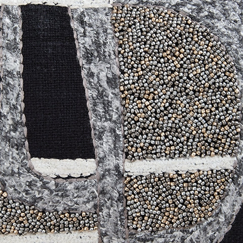Gavrileigh Black/Gray/Ivory Pillow (Set of 4)- Viva Furn