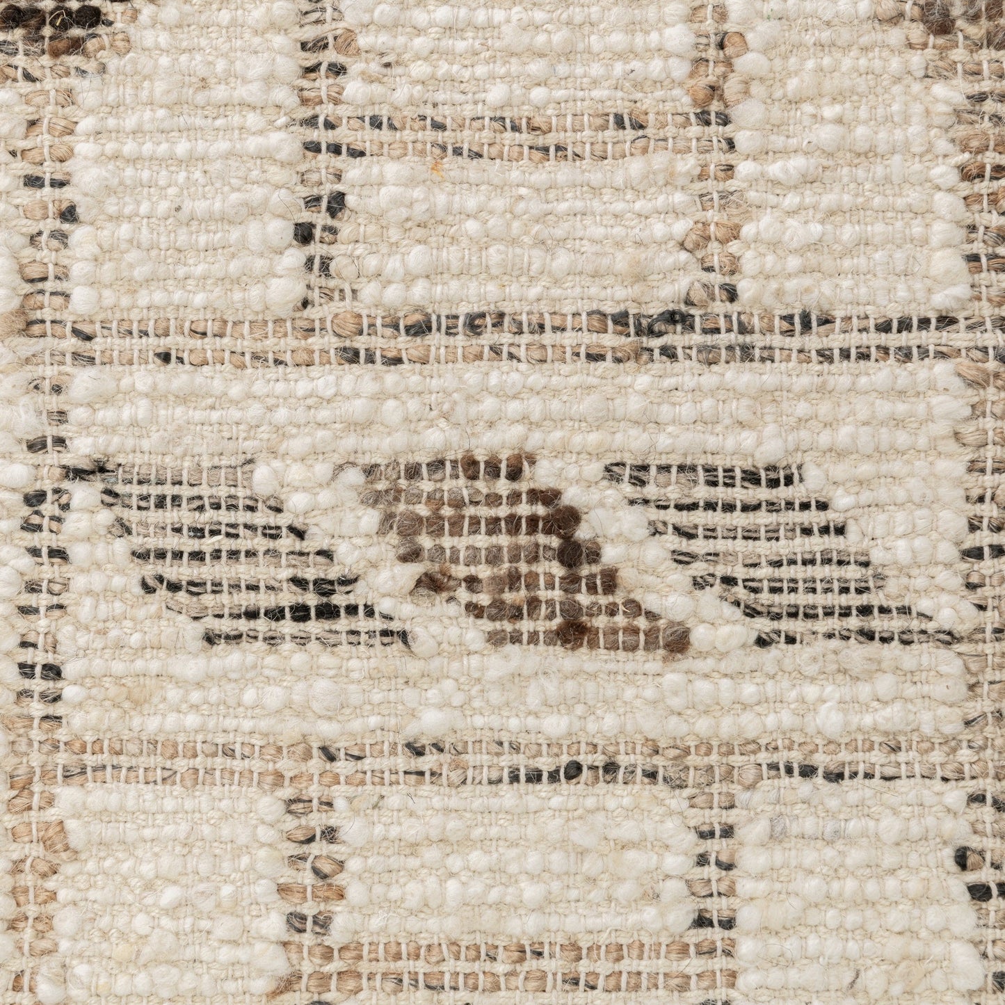 Gazi Ivory/Brown Multi Rug - Ornate Home