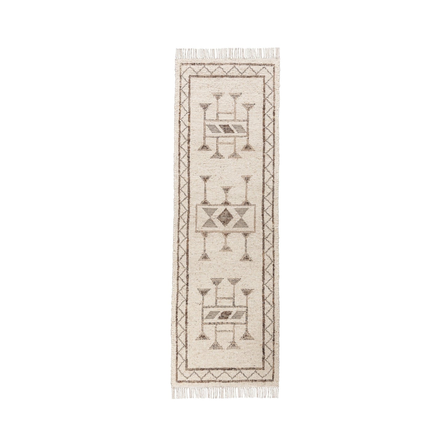 Gazi Ivory/Brown Multi Rug - Ornate Home