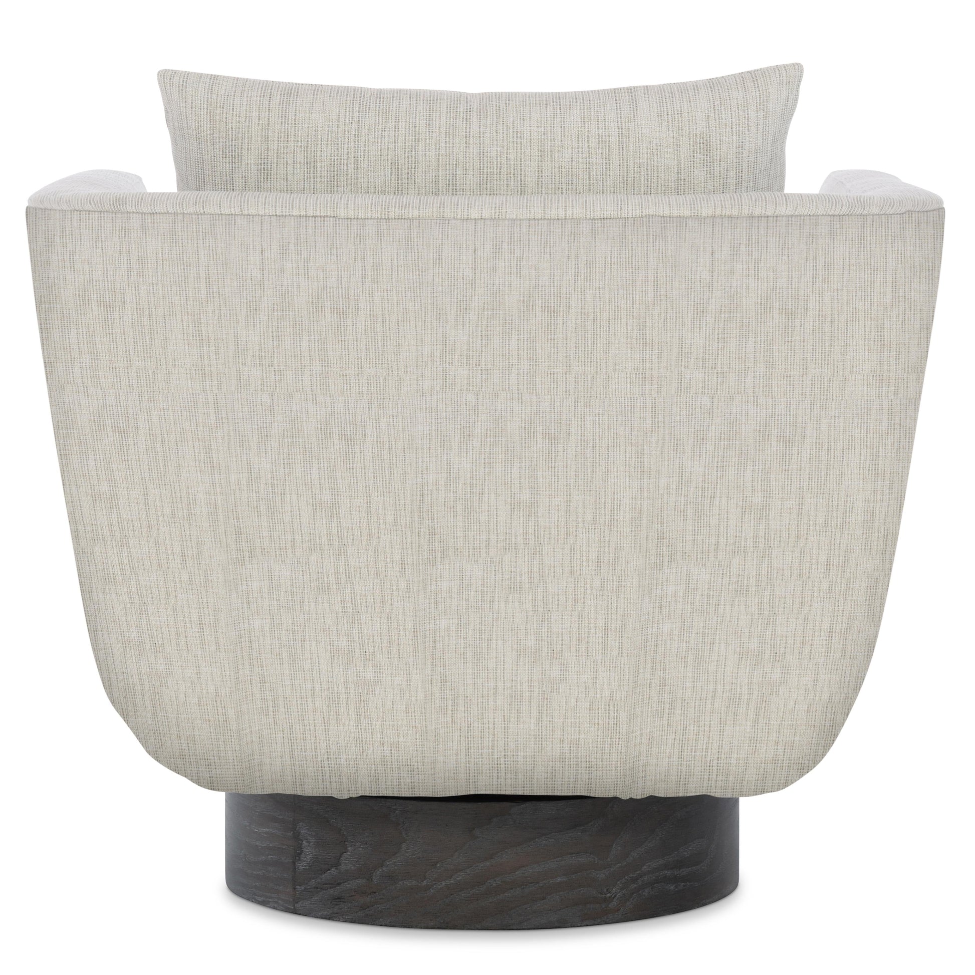 Gemma Portobello/Grey Fabric Swivel Chair - Ornate Home