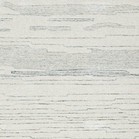 Genemost Ivory/Blue Medium Rug- Viva Furn