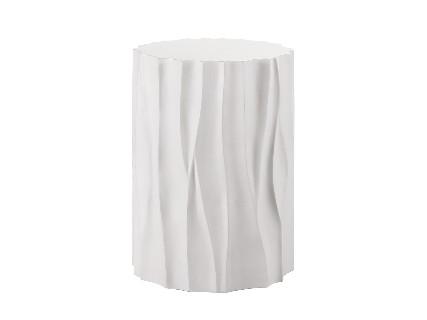 Geneva Abaco White End Table - Ornate Home