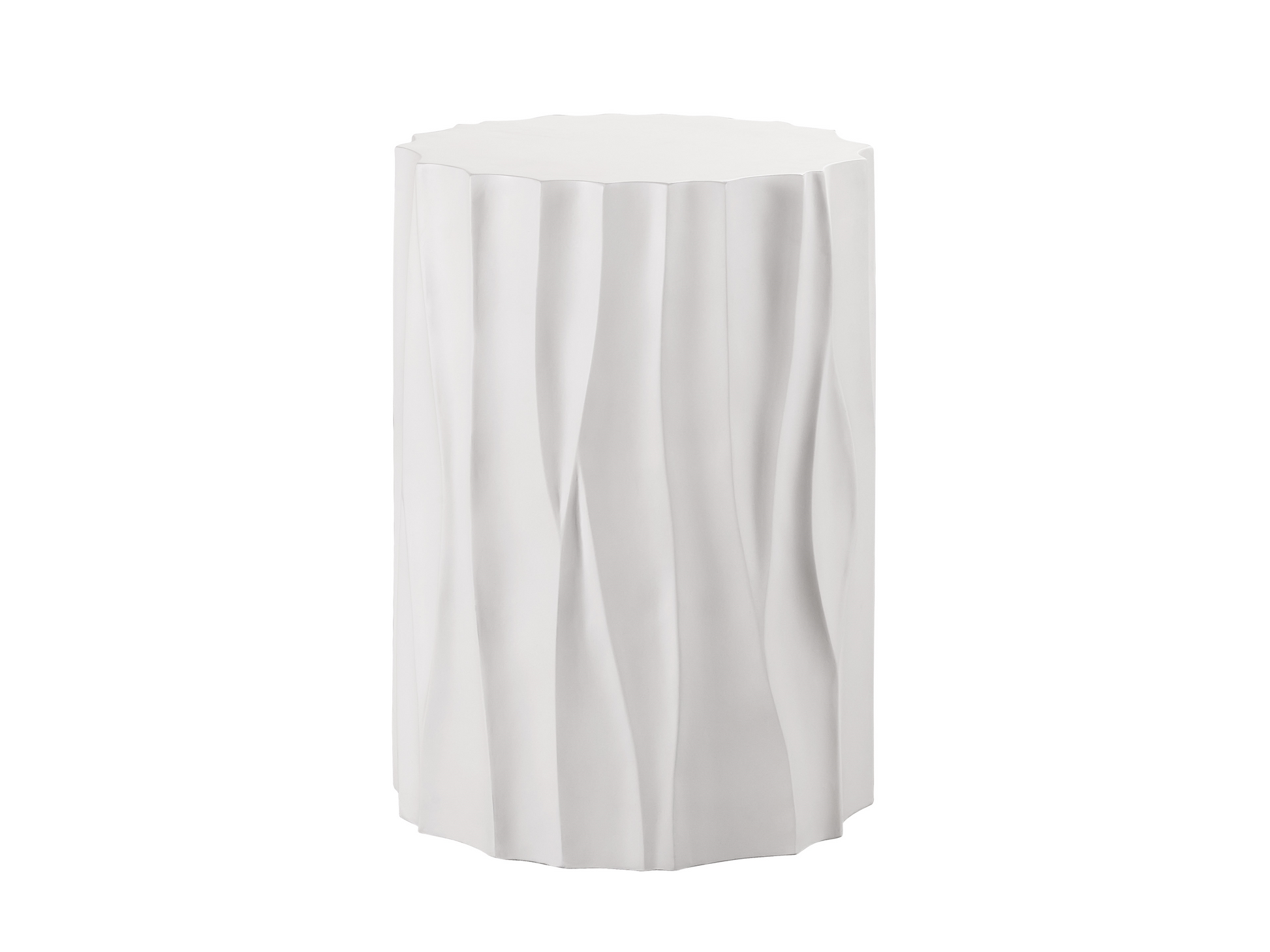 Geneva Abaco White End Table - Ornate Home