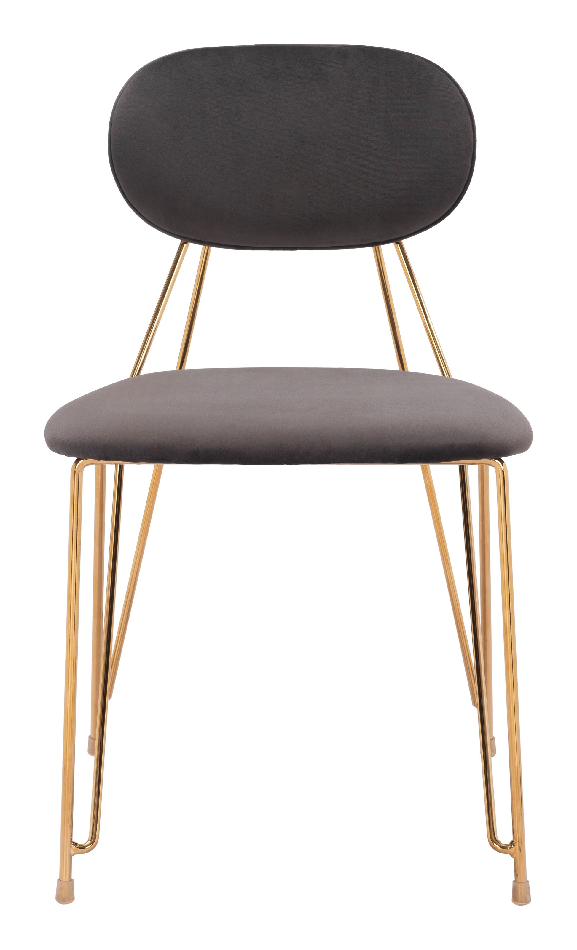 Georges Gray & Gold Dining Chair (Set of 2) - Ornate Home
