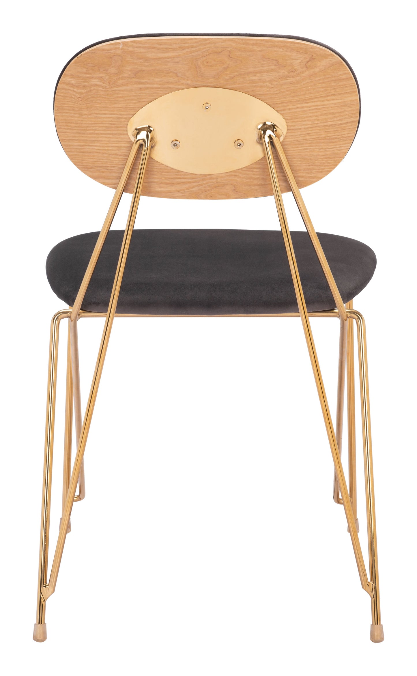 Georges Gray & Gold Dining Chair (Set of 2) - Ornate Home