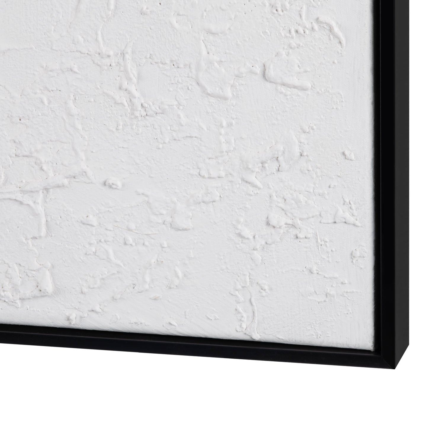 Ghesso White/Black Canvas - Ornate Home
