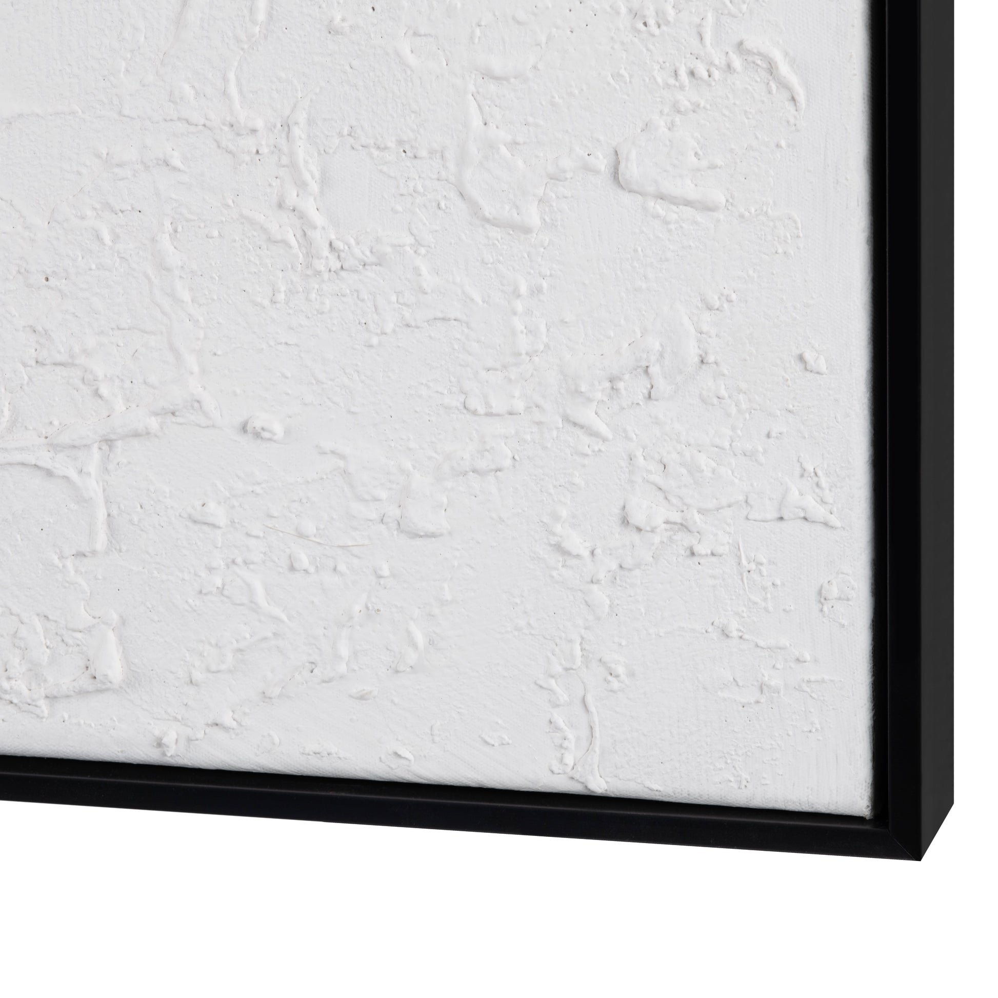 Ghesso White/Black Canvas - Ornate Home