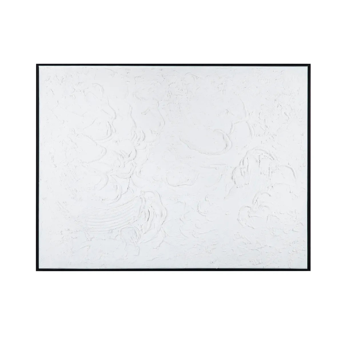Ghesso White/Black Canvas - Ornate Home