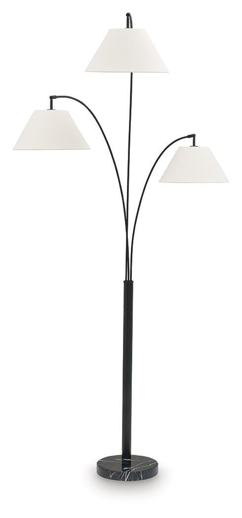 Gibbswellner Black Arc Lamp- Viva Furn