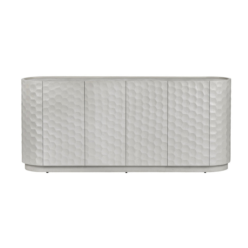 Gibson White Four-Door Sideboard - Ornate Home