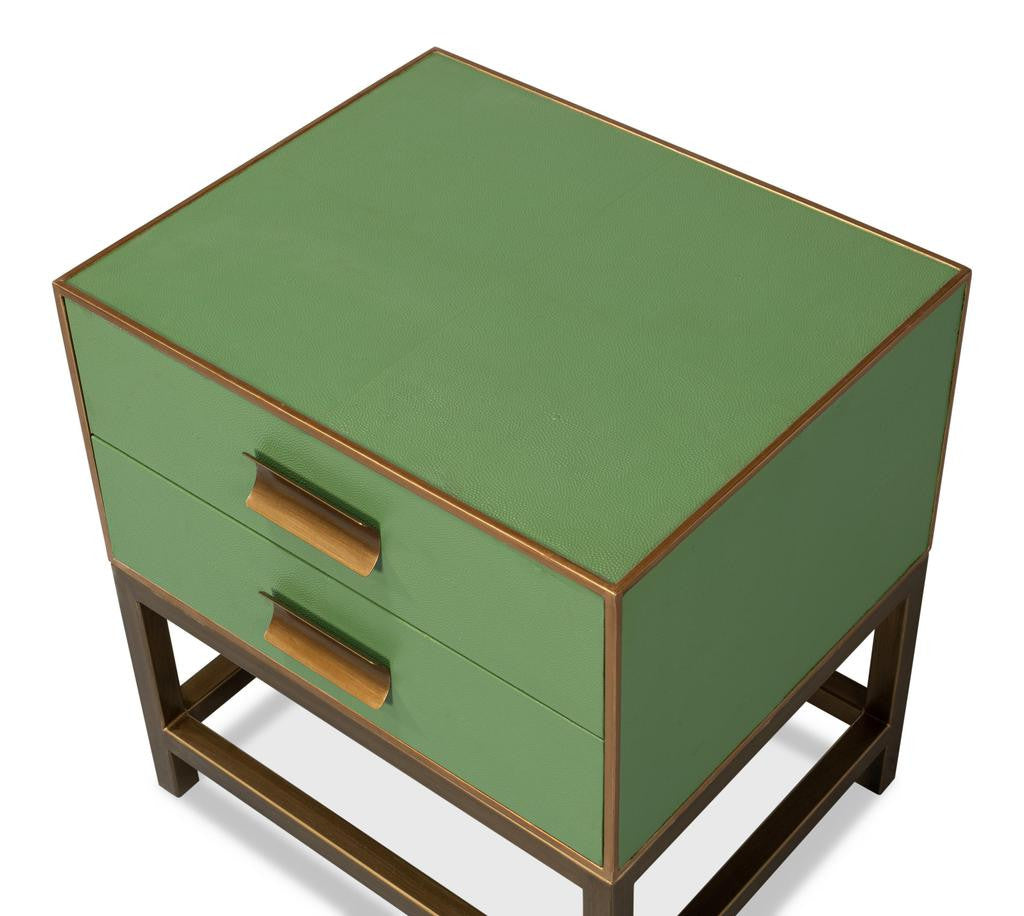 Gideon Green Side Table - Ornate Home