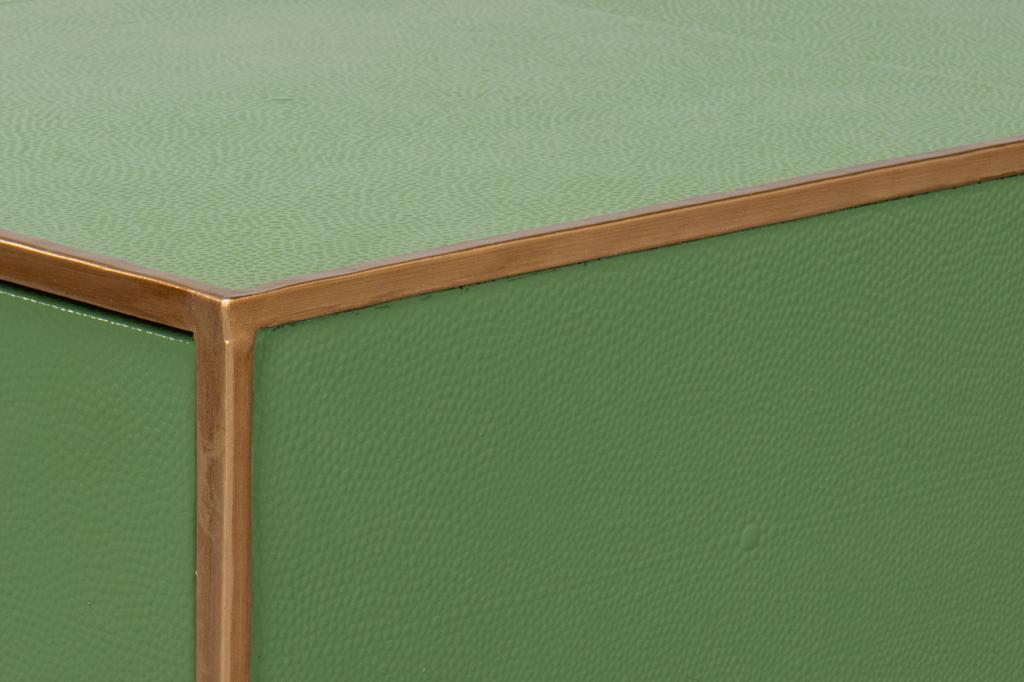 Gideon Green Square Coffee Table - Ornate Home