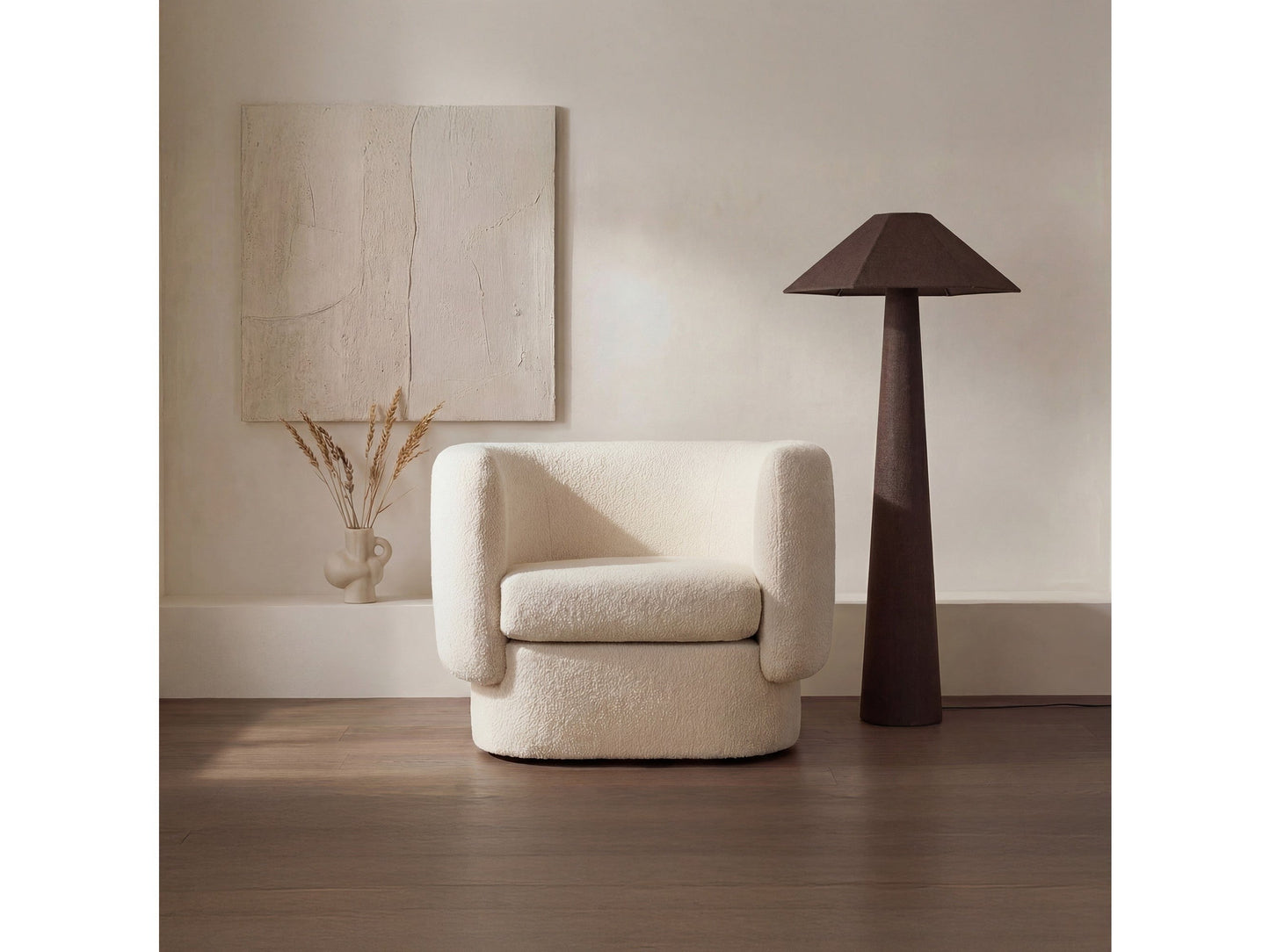 Gigi Dark Brown Floor Lamp - Ornate Home