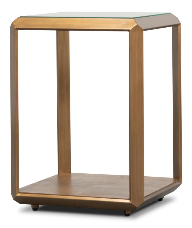 Gilbert Tan Side Table - Ornate Home