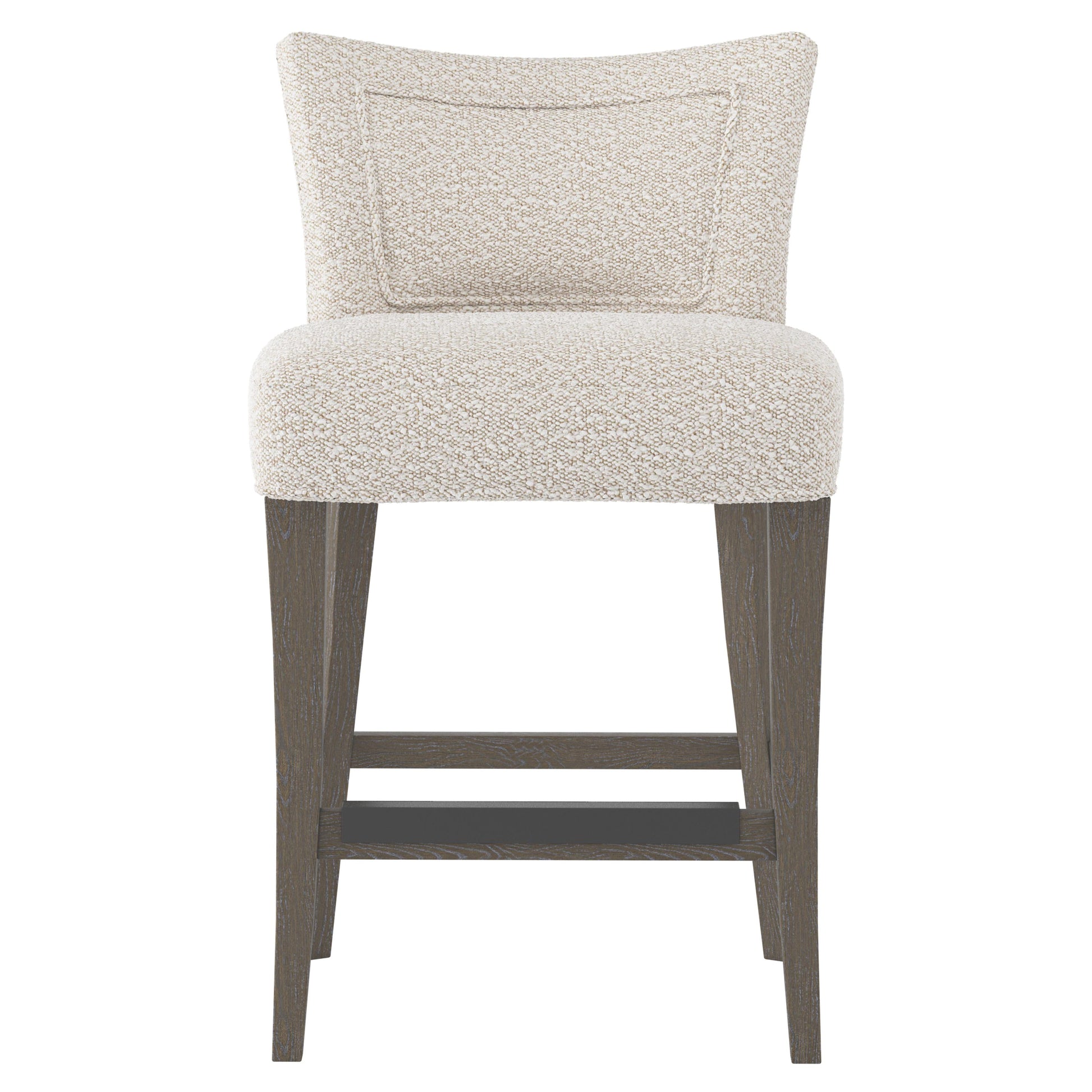 Giles Portobello/White/Cream Fabric Counter Stool - Ornate Home