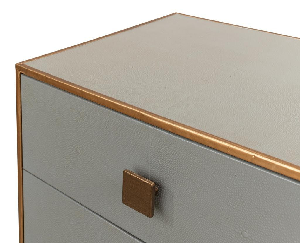 Gillian Grey Two Drawer Nightstand - Ornate Home