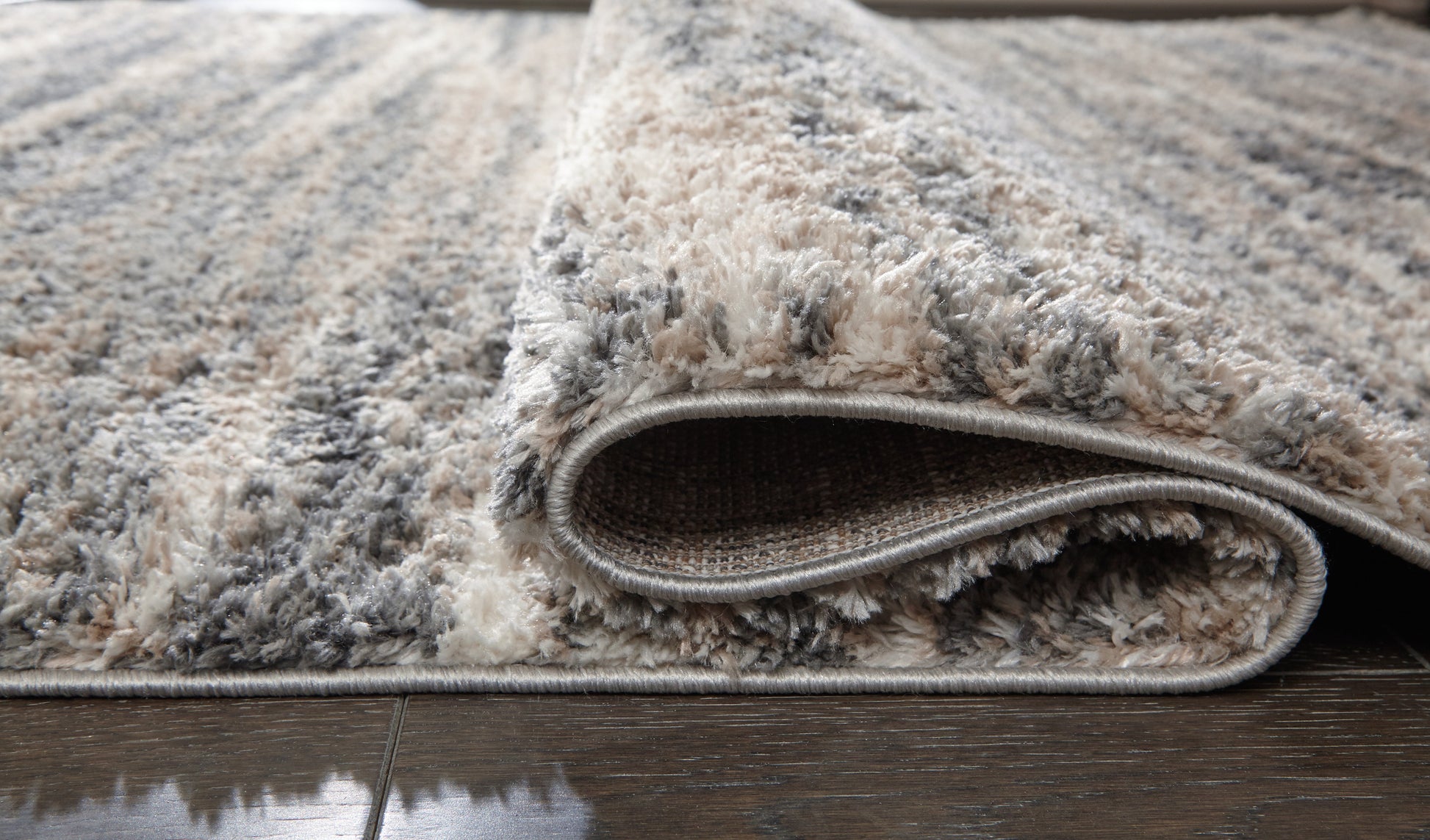 Gizela Ivory/Beige/Gray Large Rug- Viva Furn