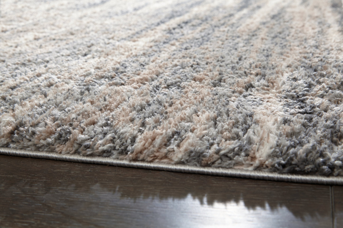 Gizela Ivory/Beige/Gray Large Rug- Viva Furn