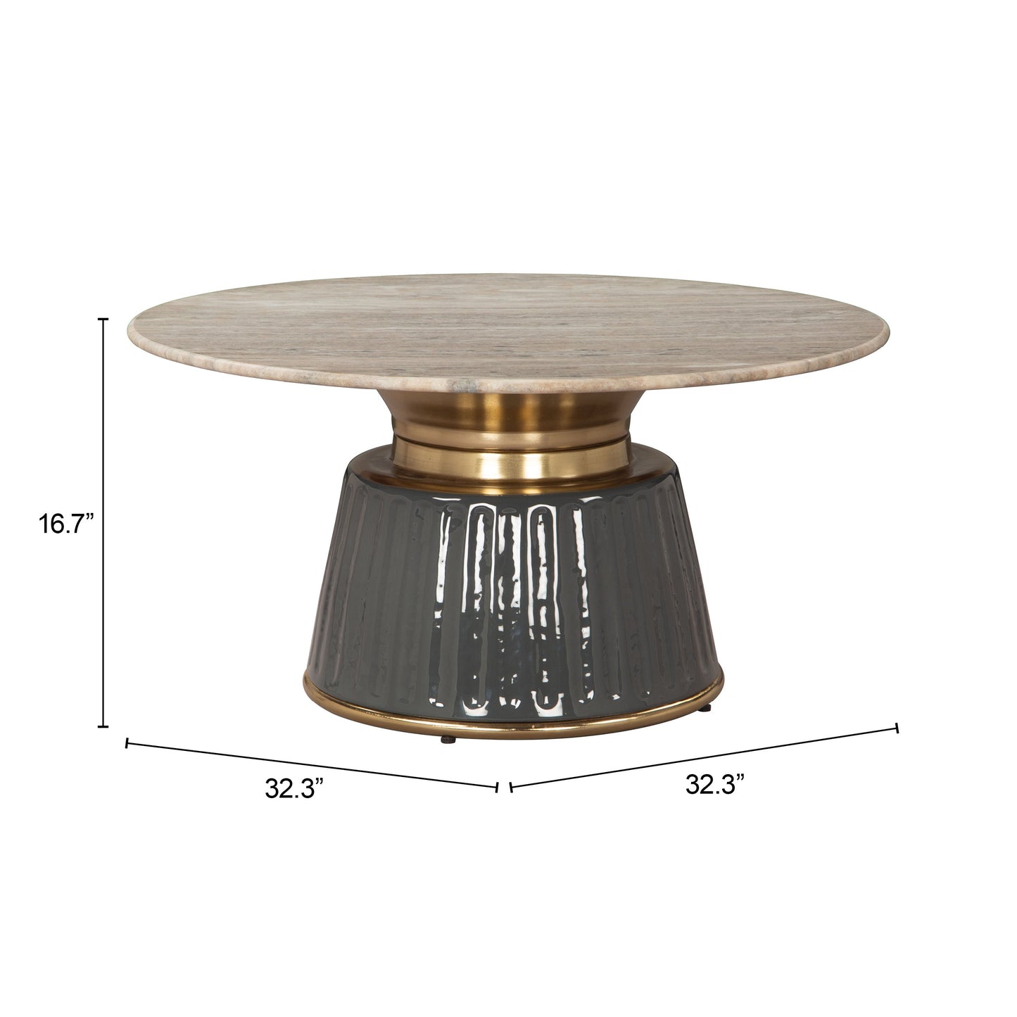 Glasa Multicolor Coffee Table - Ornate Home