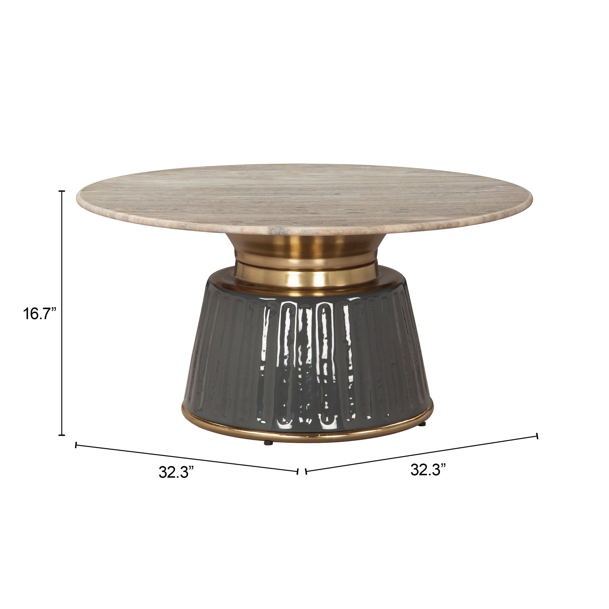 Glasa Multicolor Coffee Table - Ornate Home
