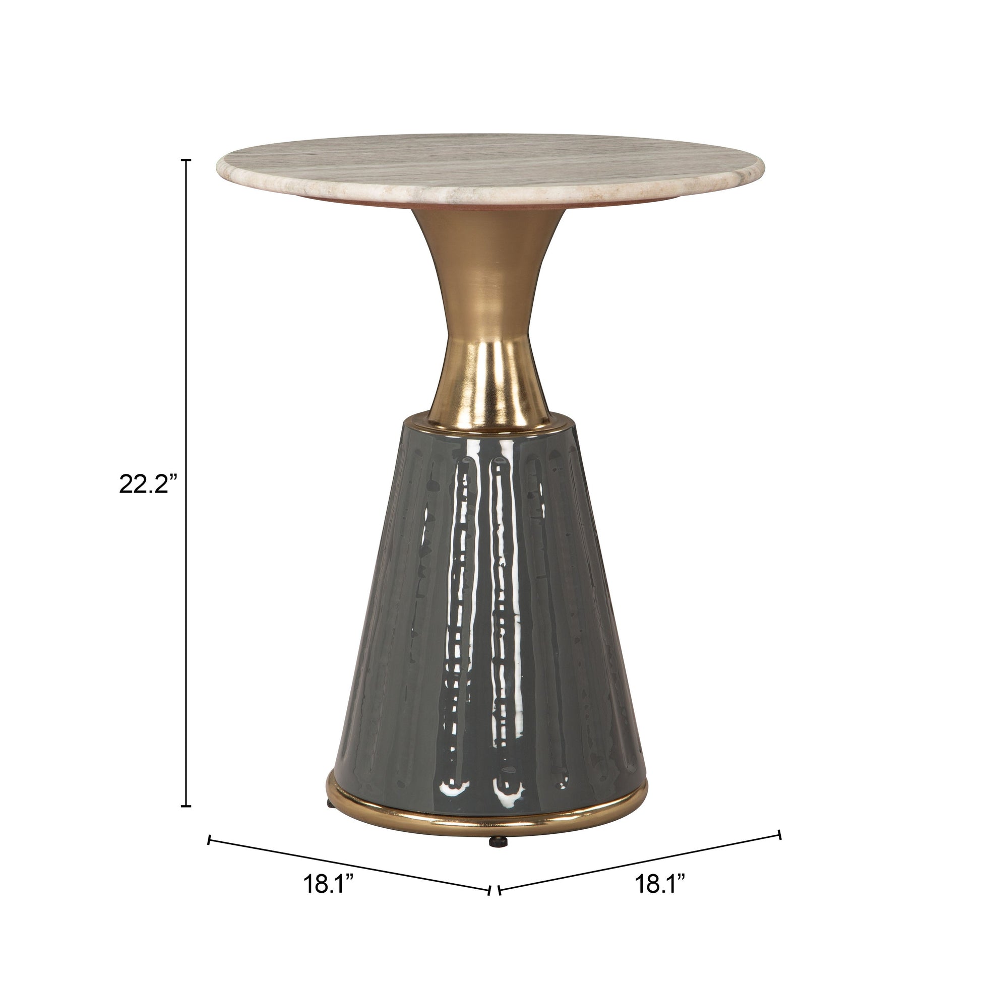 Glasa Multicolor Side Table - Ornate Home