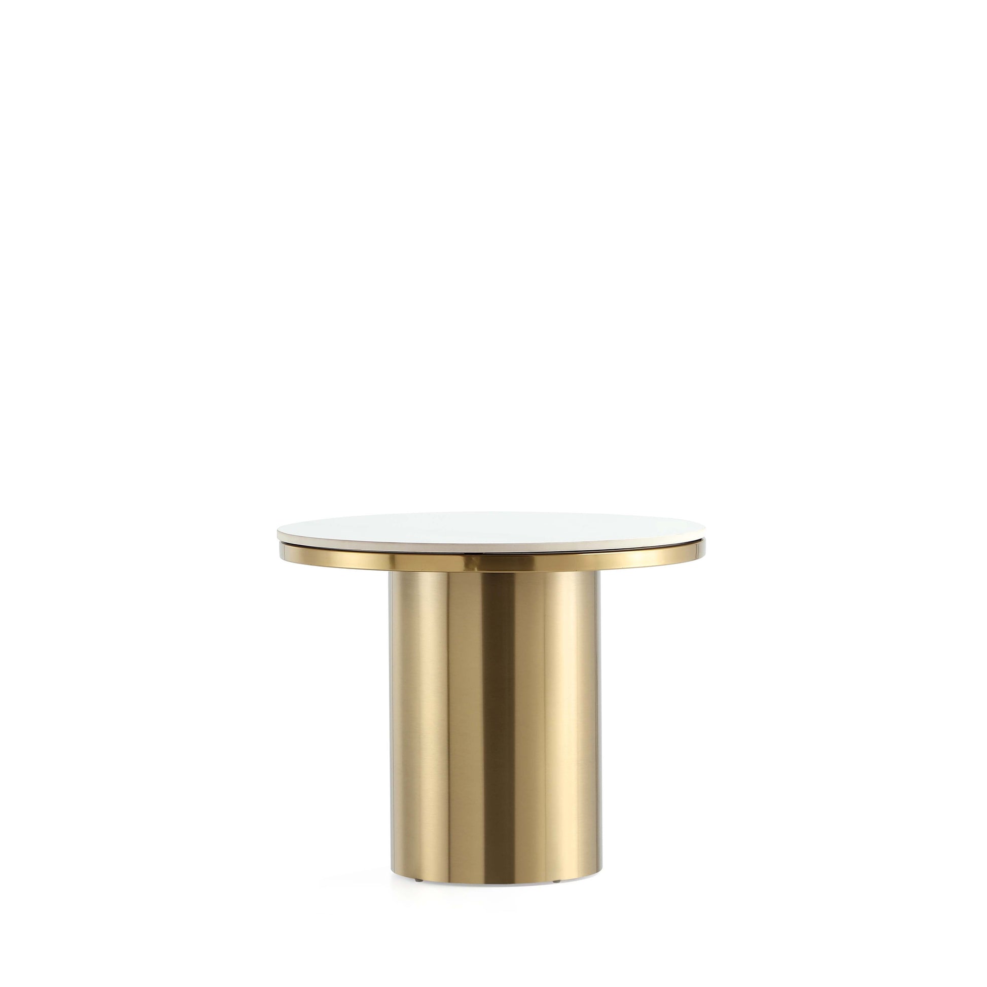 Glenn Coffee Table and End Table in Gold (set of 2) - Ornate Home