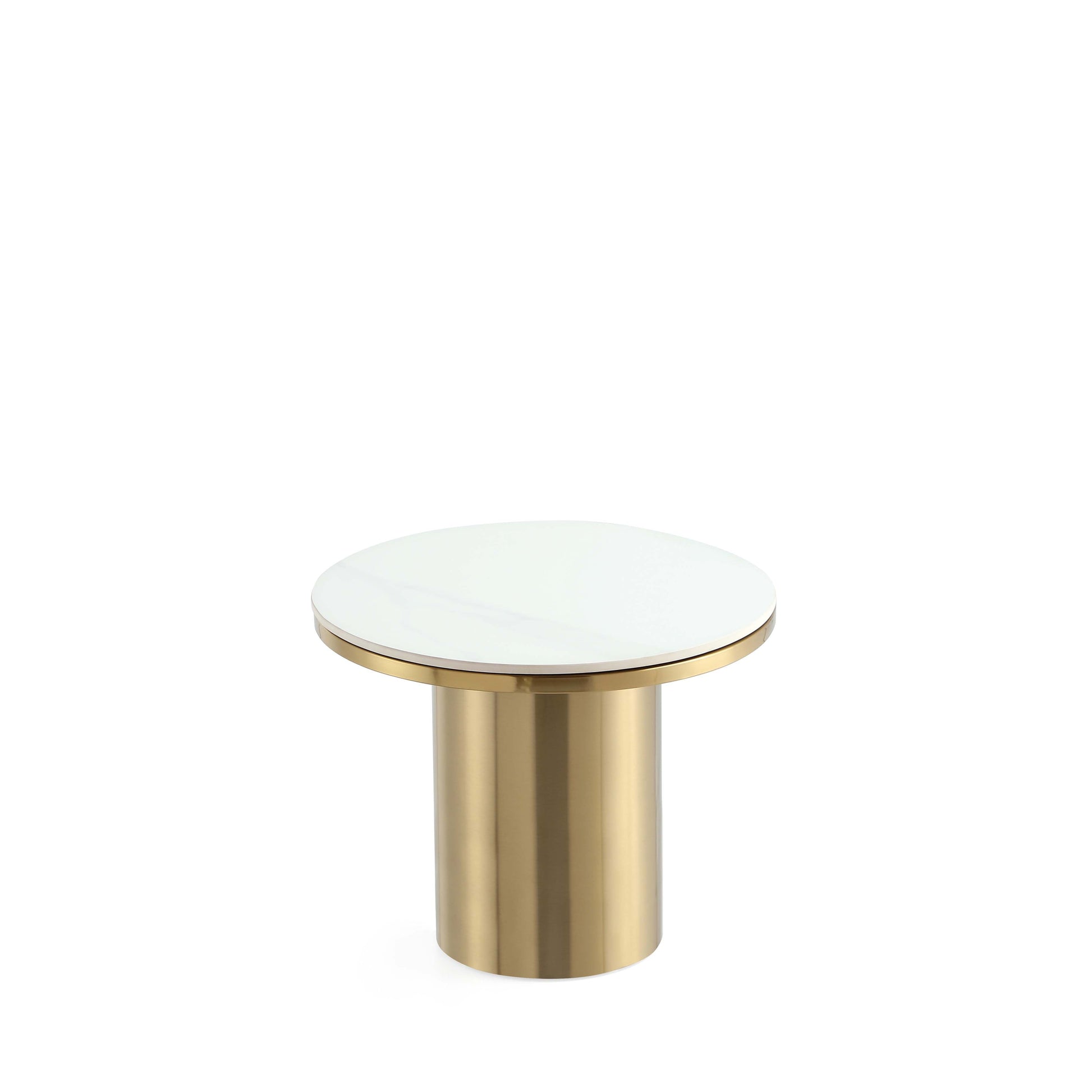 Glenn Coffee Table and End Table in Gold (set of 2) - Ornate Home