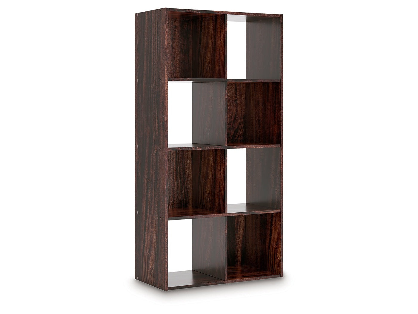 Glosmount Cherry/Light Brown Eight Cube Organizer- Viva Furn