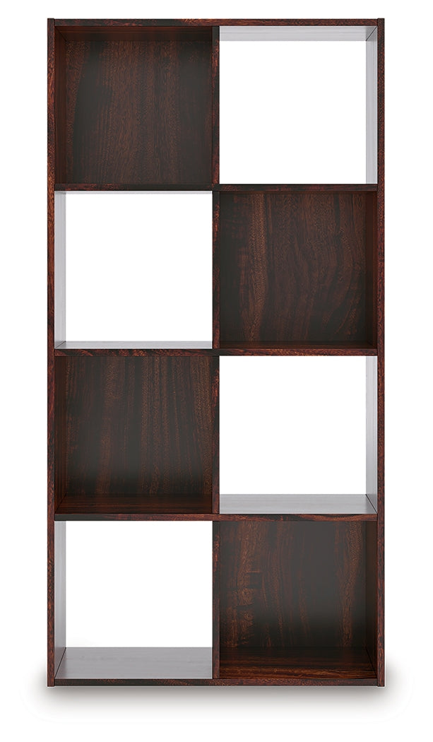 Glosmount Cherry/Light Brown Eight Cube Organizer- Viva Furn