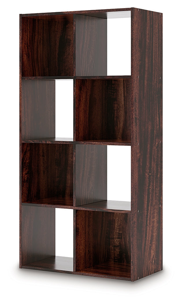 Glosmount Cherry/Light Brown Eight Cube Organizer- Viva Furn