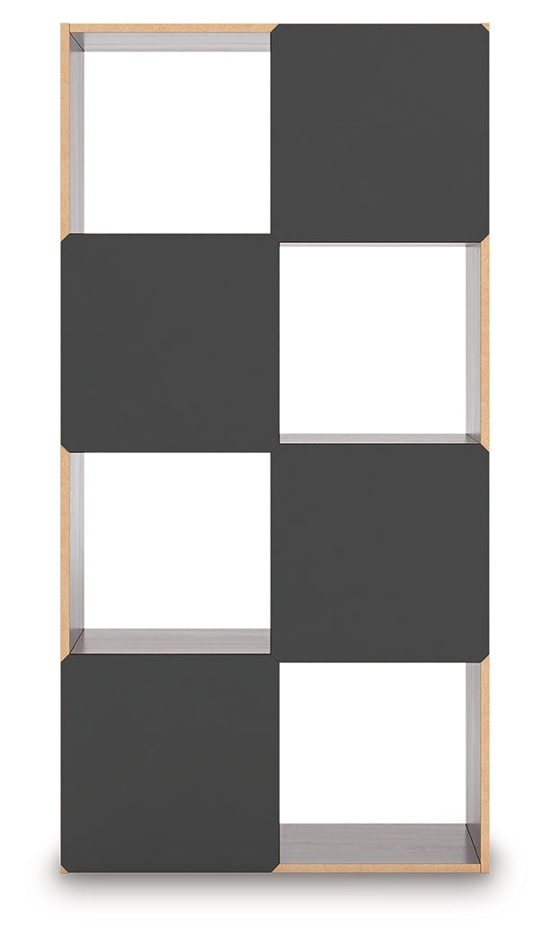Glosmount Cherry/Light Brown Eight Cube Organizer- Viva Furn