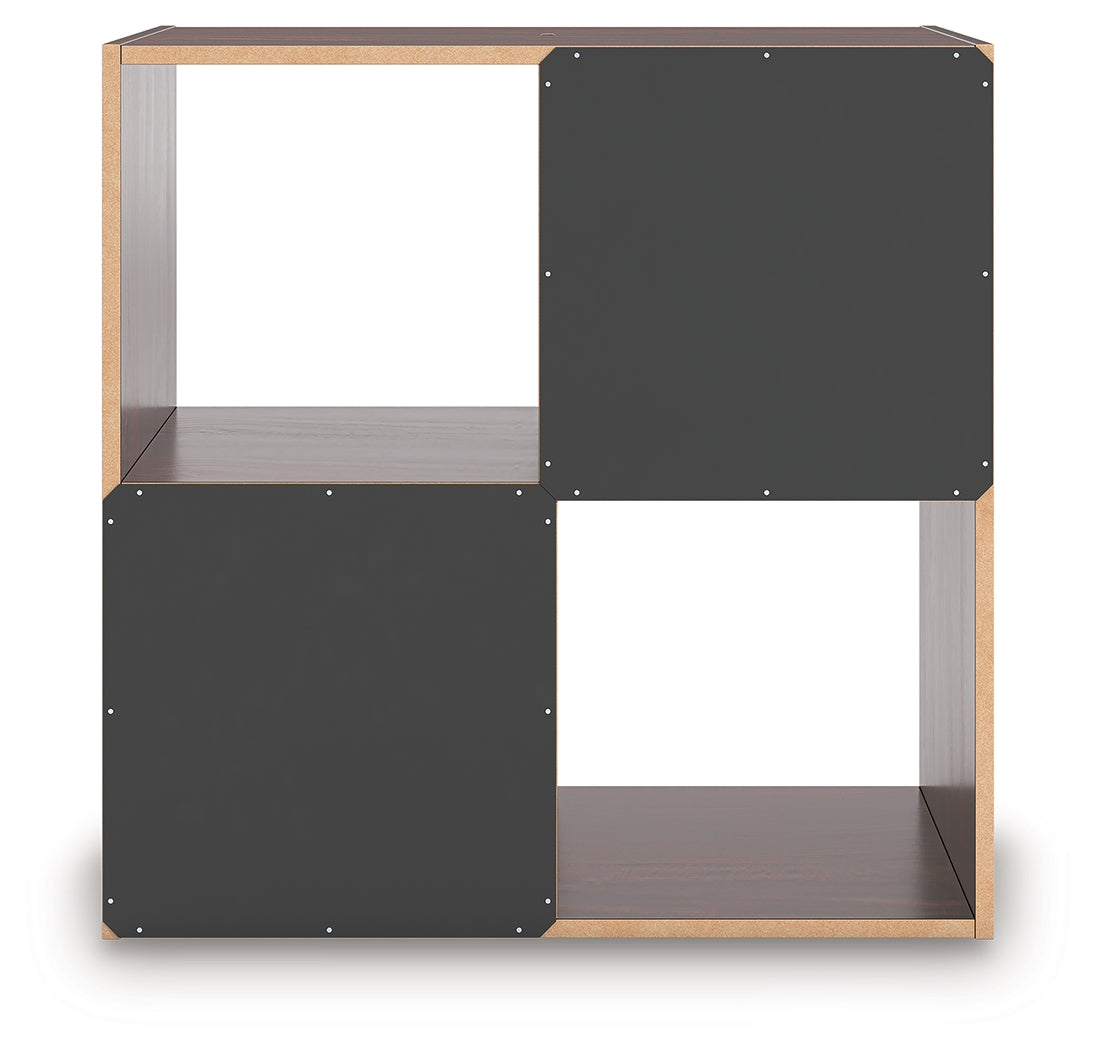 Glosmount Cherry/Light Brown Four Cube Organizer- Viva Furn