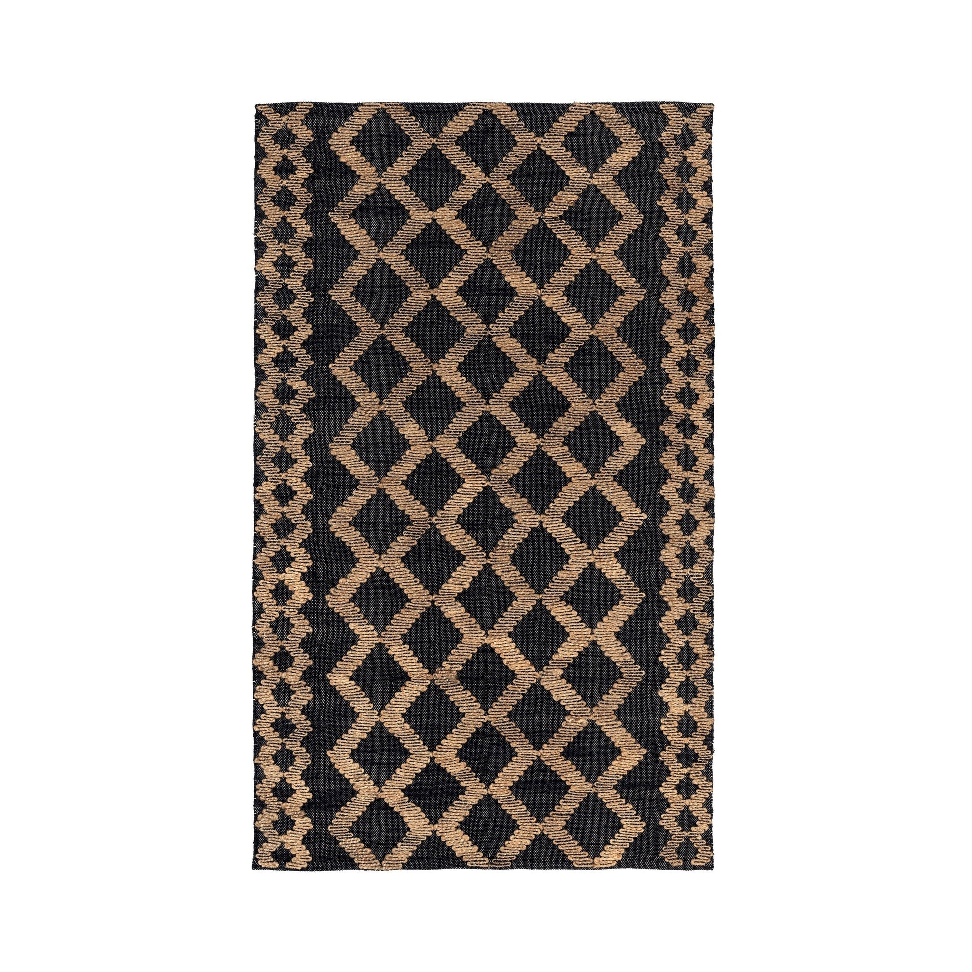 Gobi Black/Natural Rug - Ornate Home