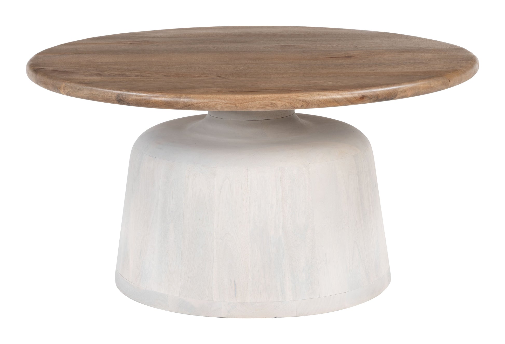 Goblet Brown & White Coffee Table - Ornate Home