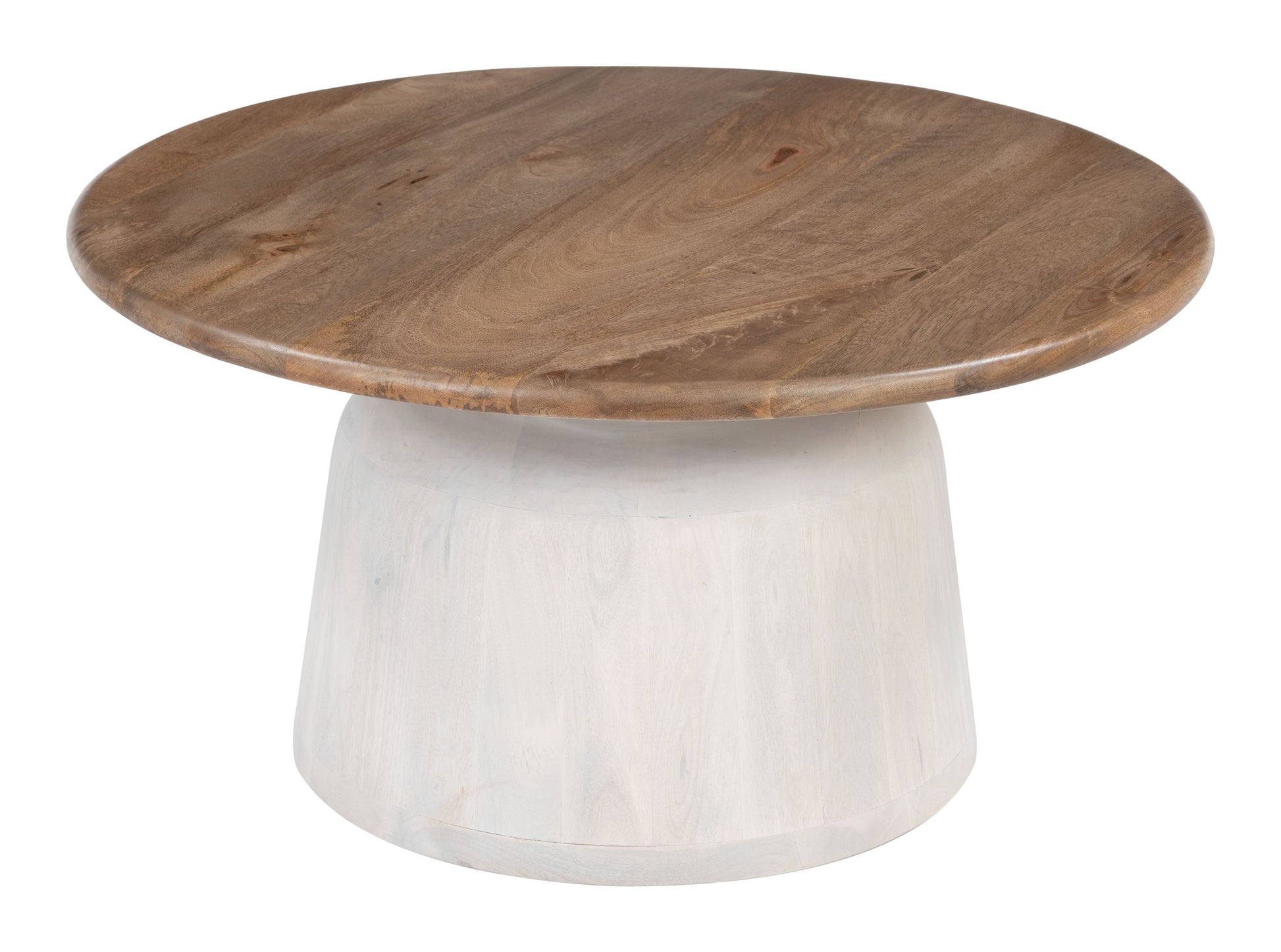 Goblet Brown & White Coffee Table - Ornate Home
