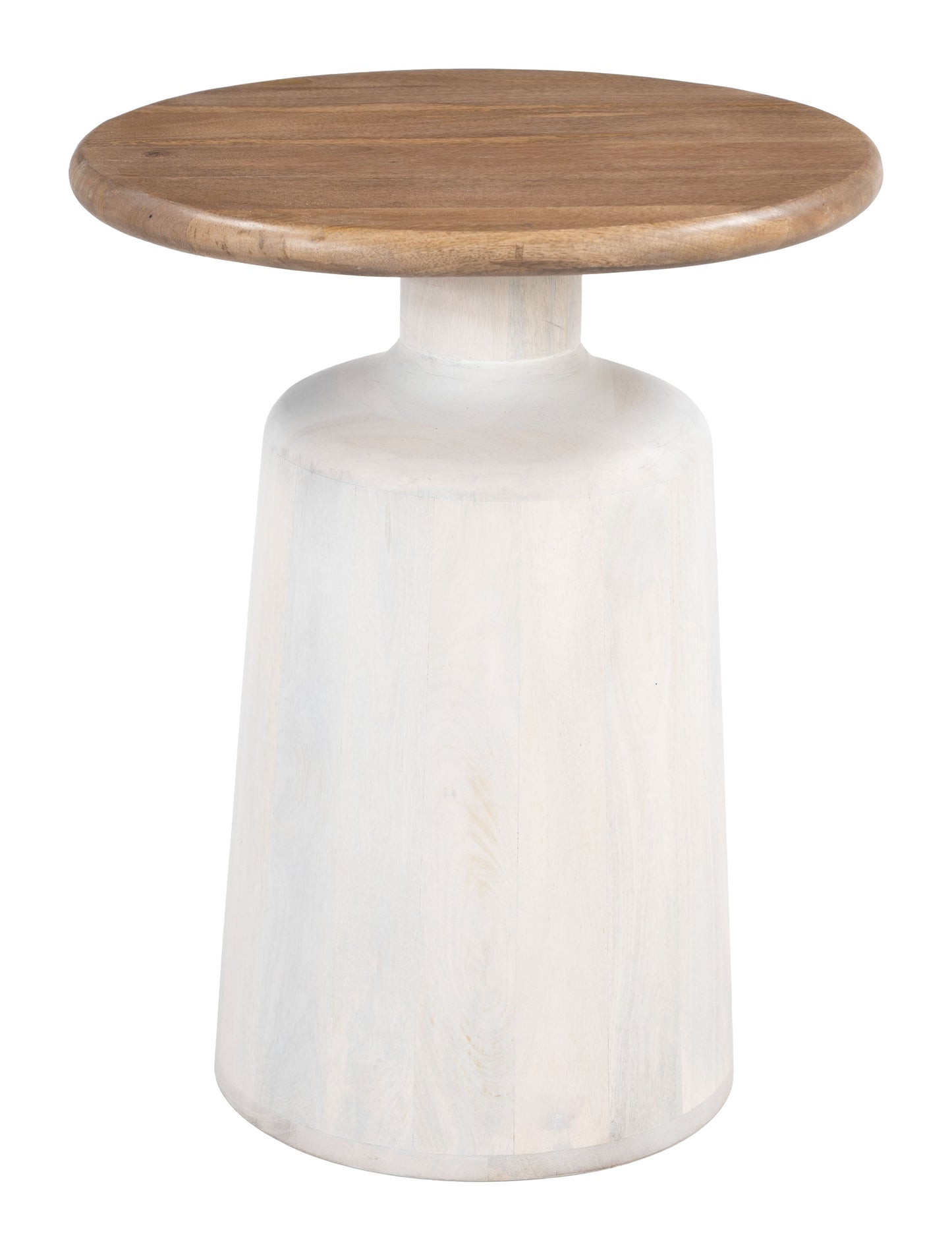 Goblet Brown & White Side Table - Ornate Home