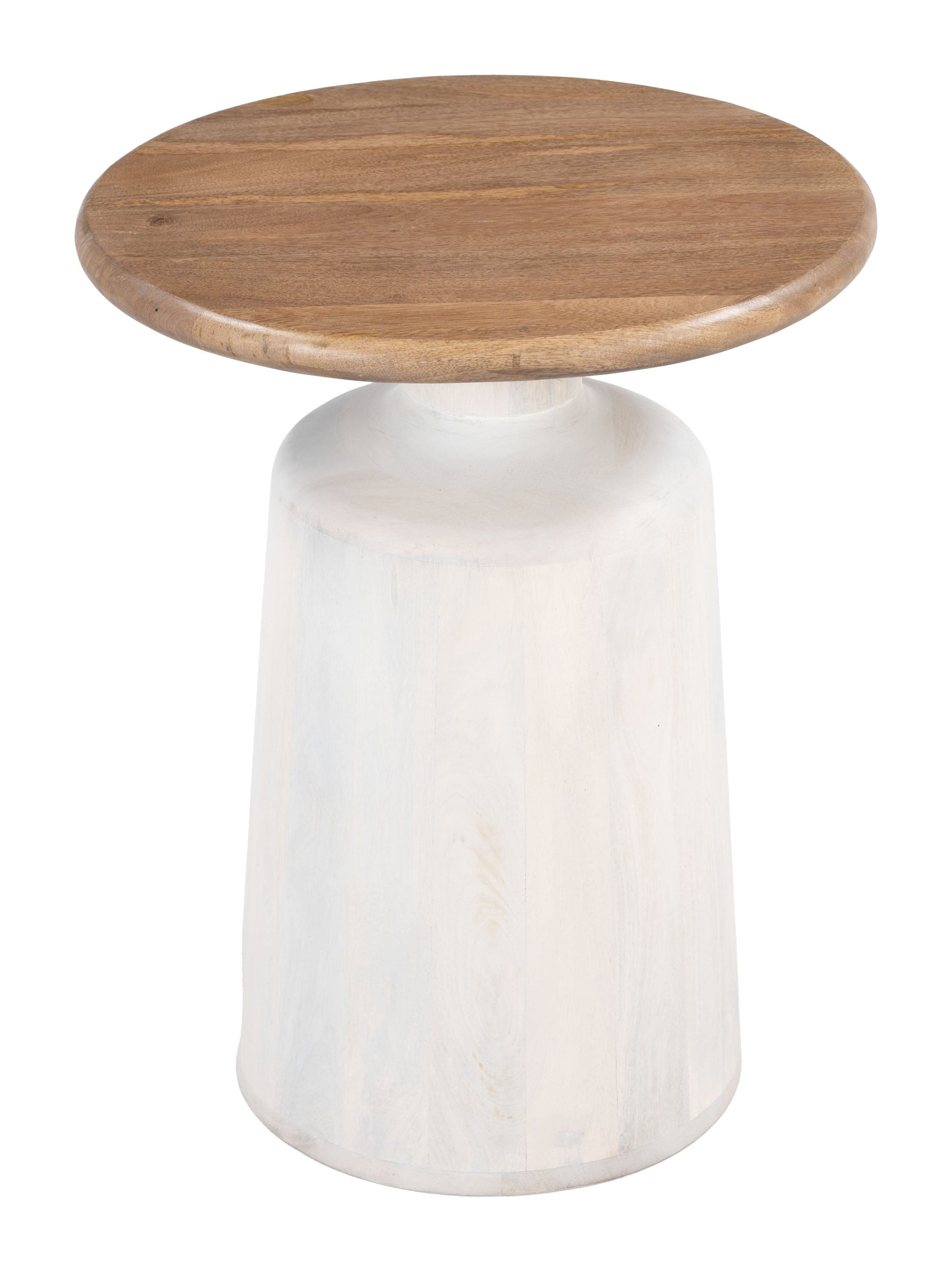 Goblet Brown & White Side Table - Ornate Home