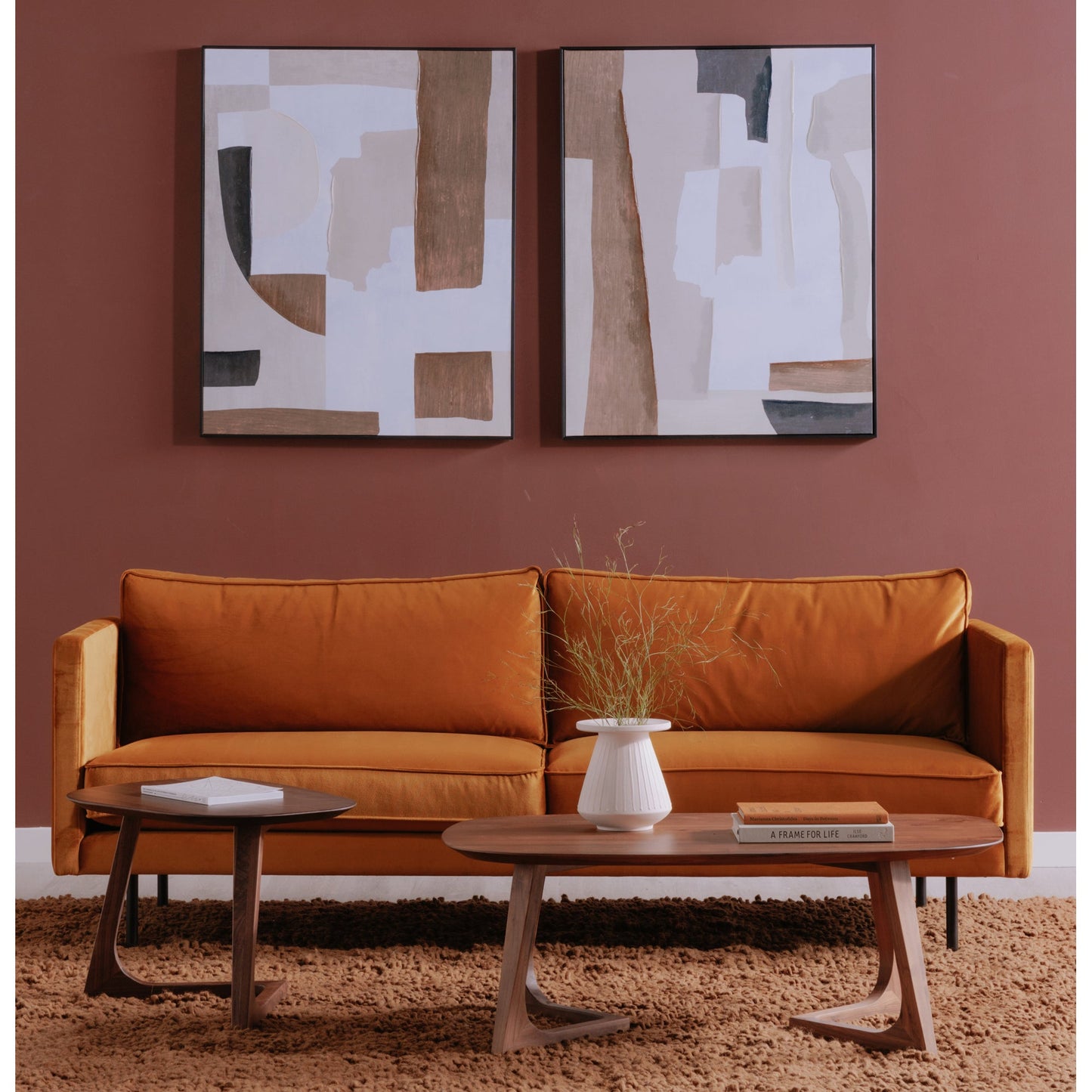 Godenza Brown Small Coffee Table - Ornate Home