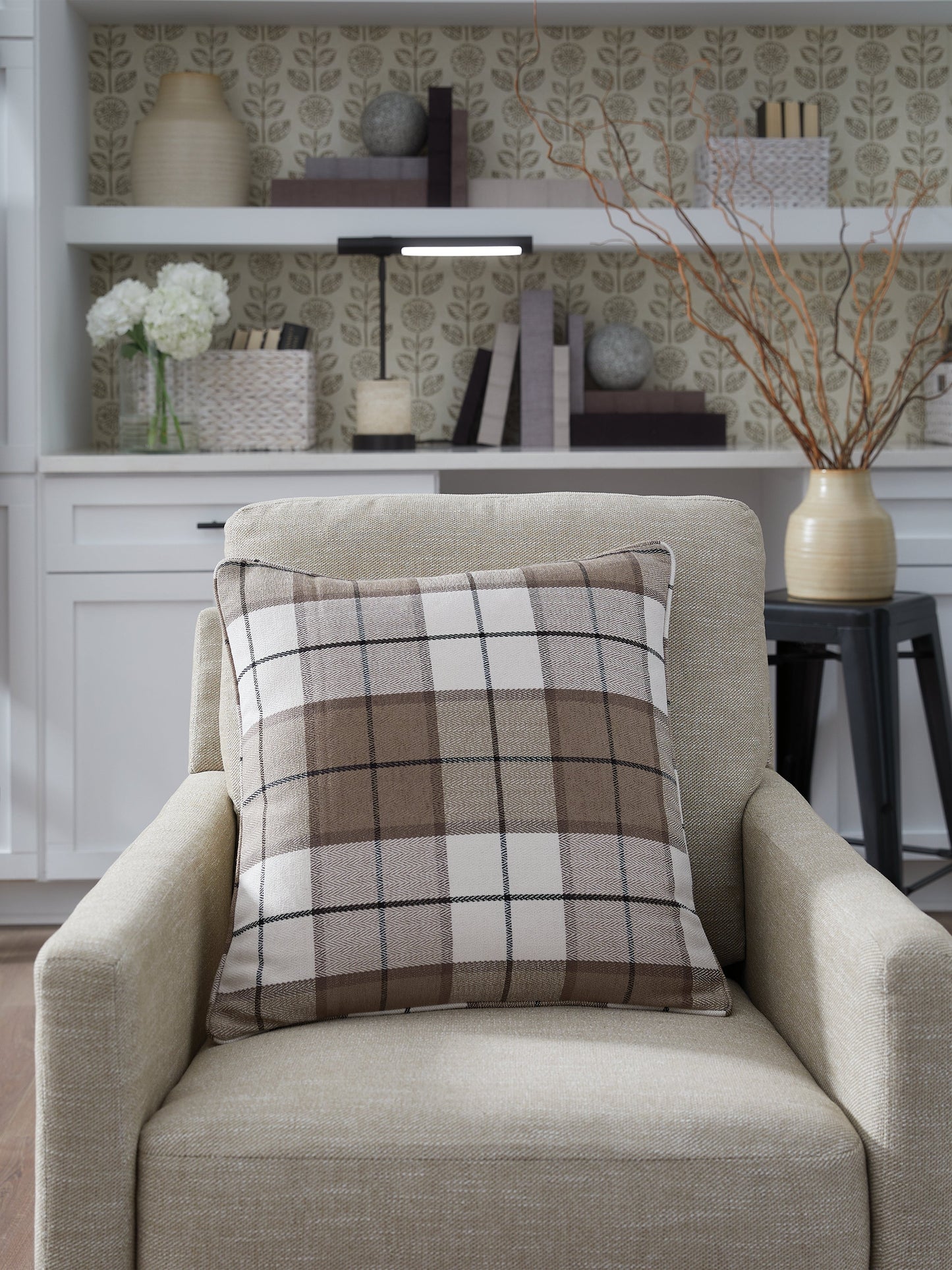 Godricton Brown/Black/Cream Pillow- Viva Furn