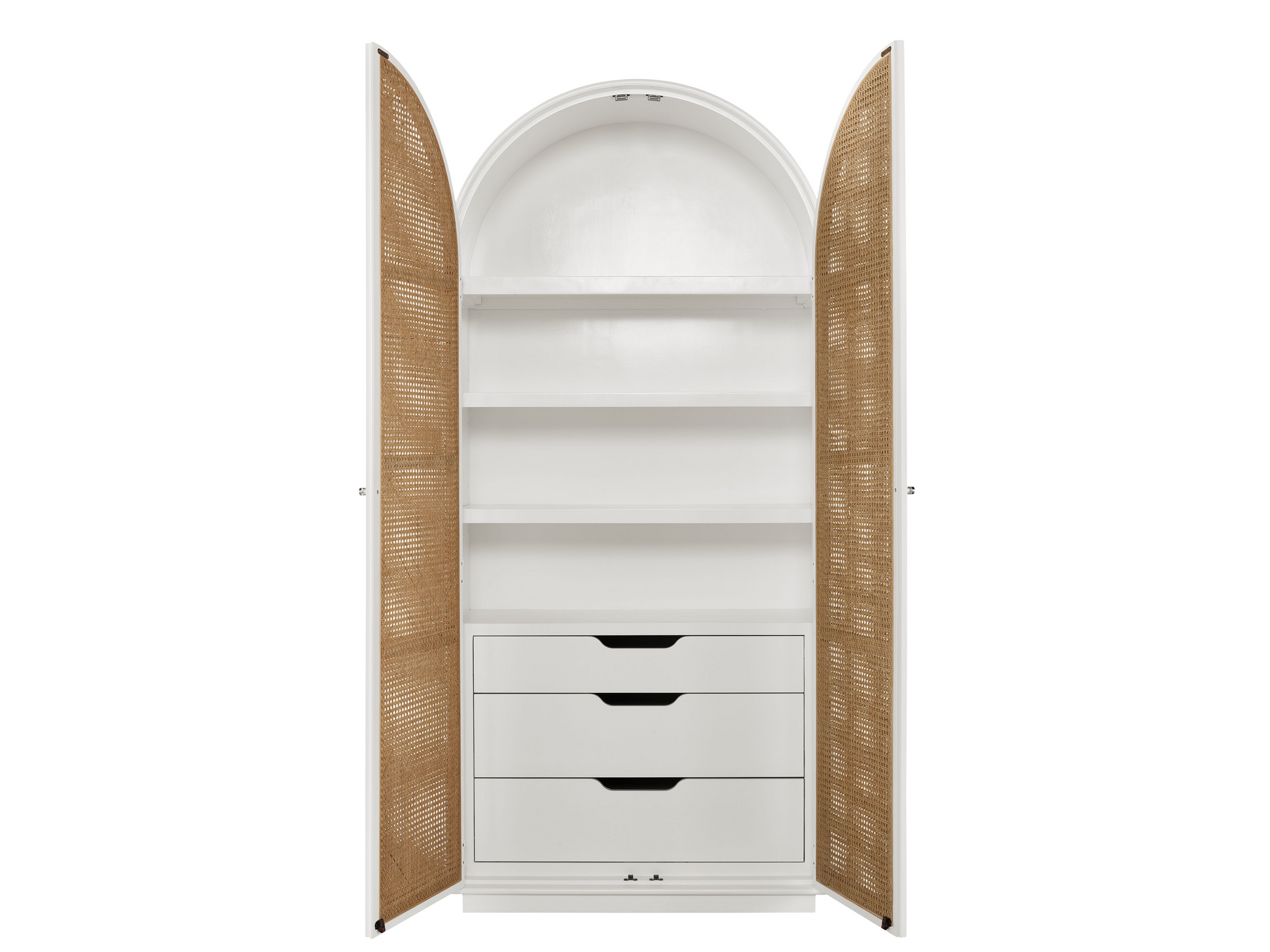 Golden Hour Glacier/White Utility Cabinet - Ornate Home