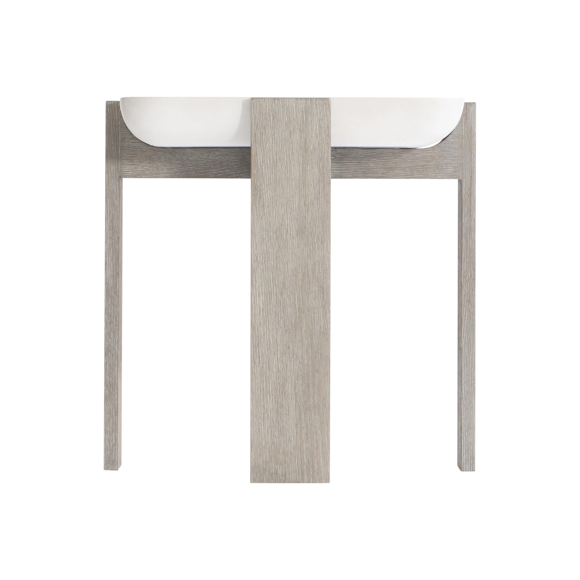 Gooding Sand Grey/Flint Side Table - Ornate Home