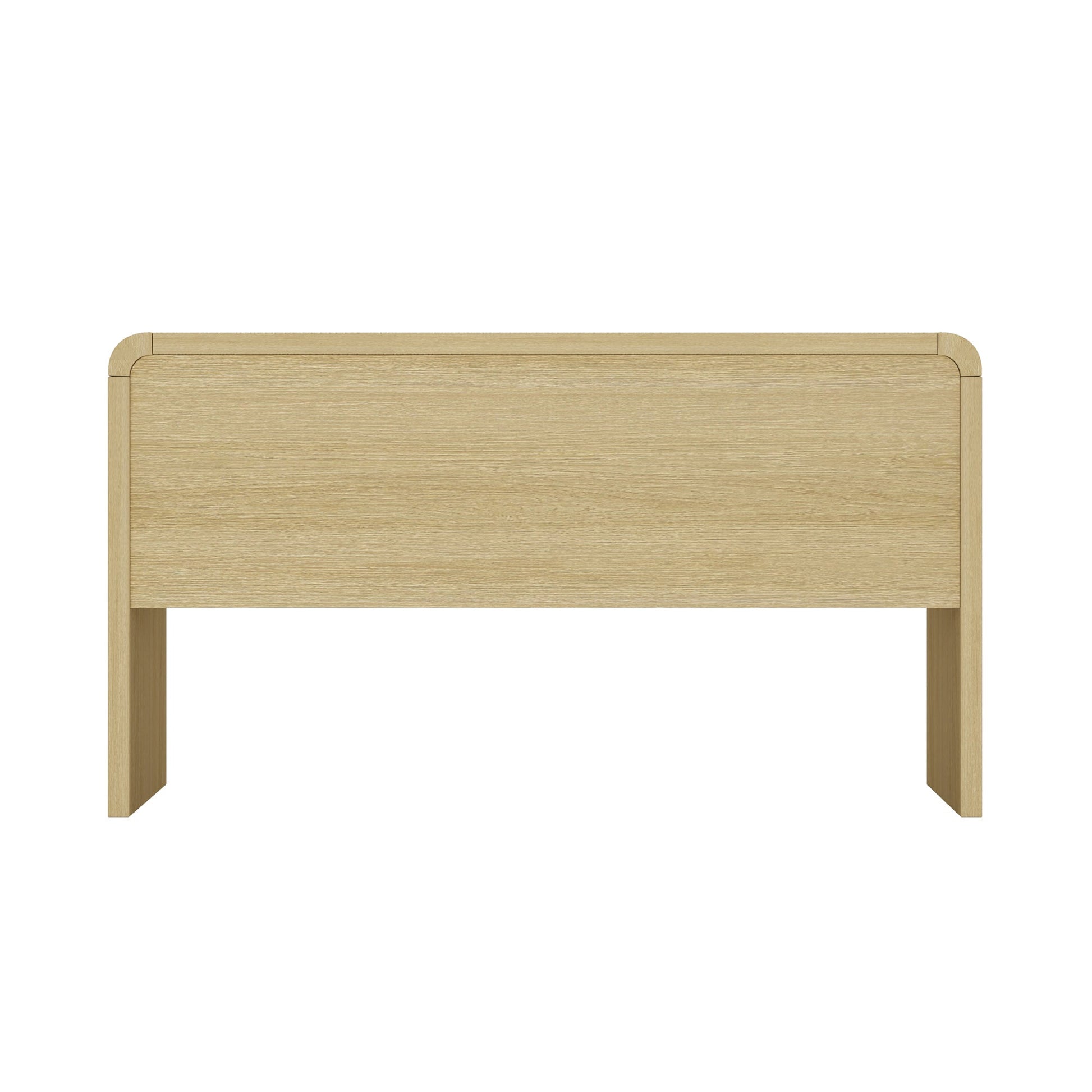 Grace 54" Home Office Desk in Natural Oak and Black - Ornate Home
