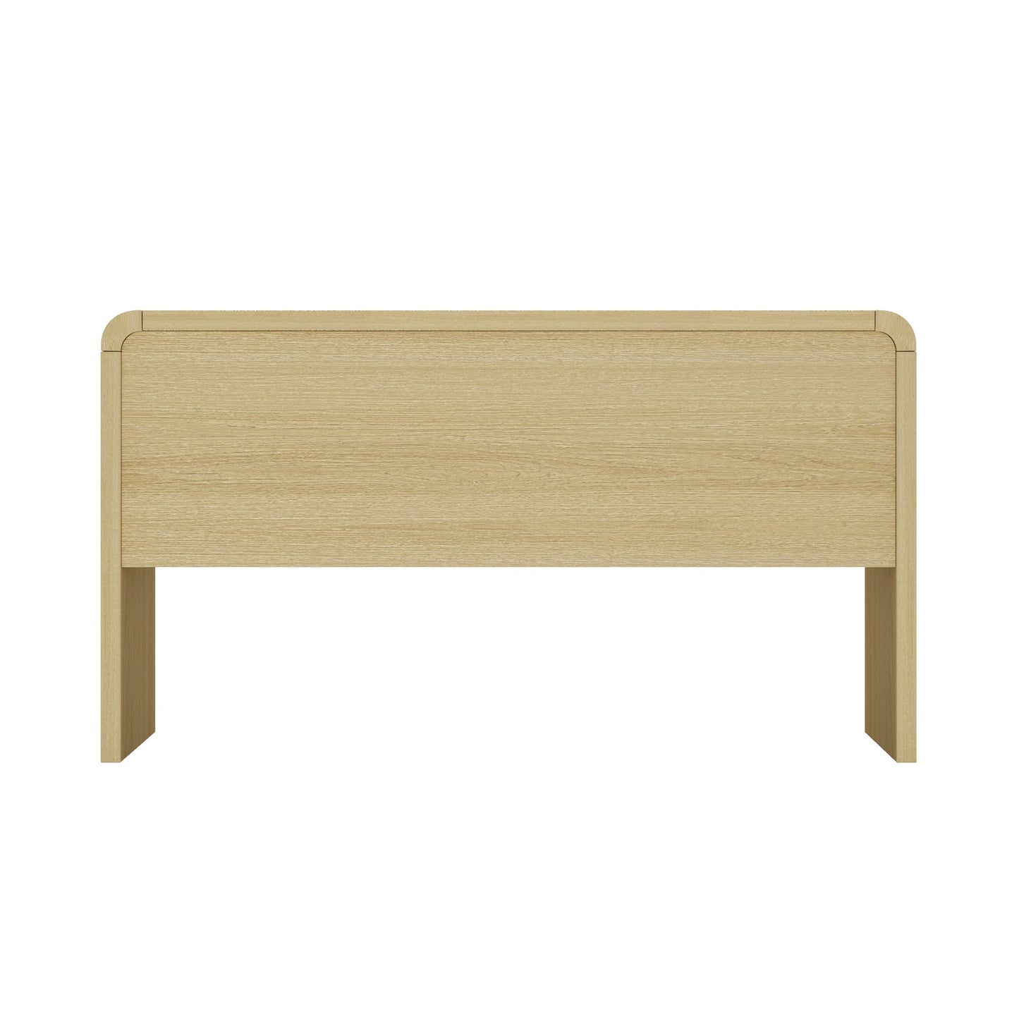 Grace 54" Home Office Desk in Natural Oak and Gold - Ornate Home