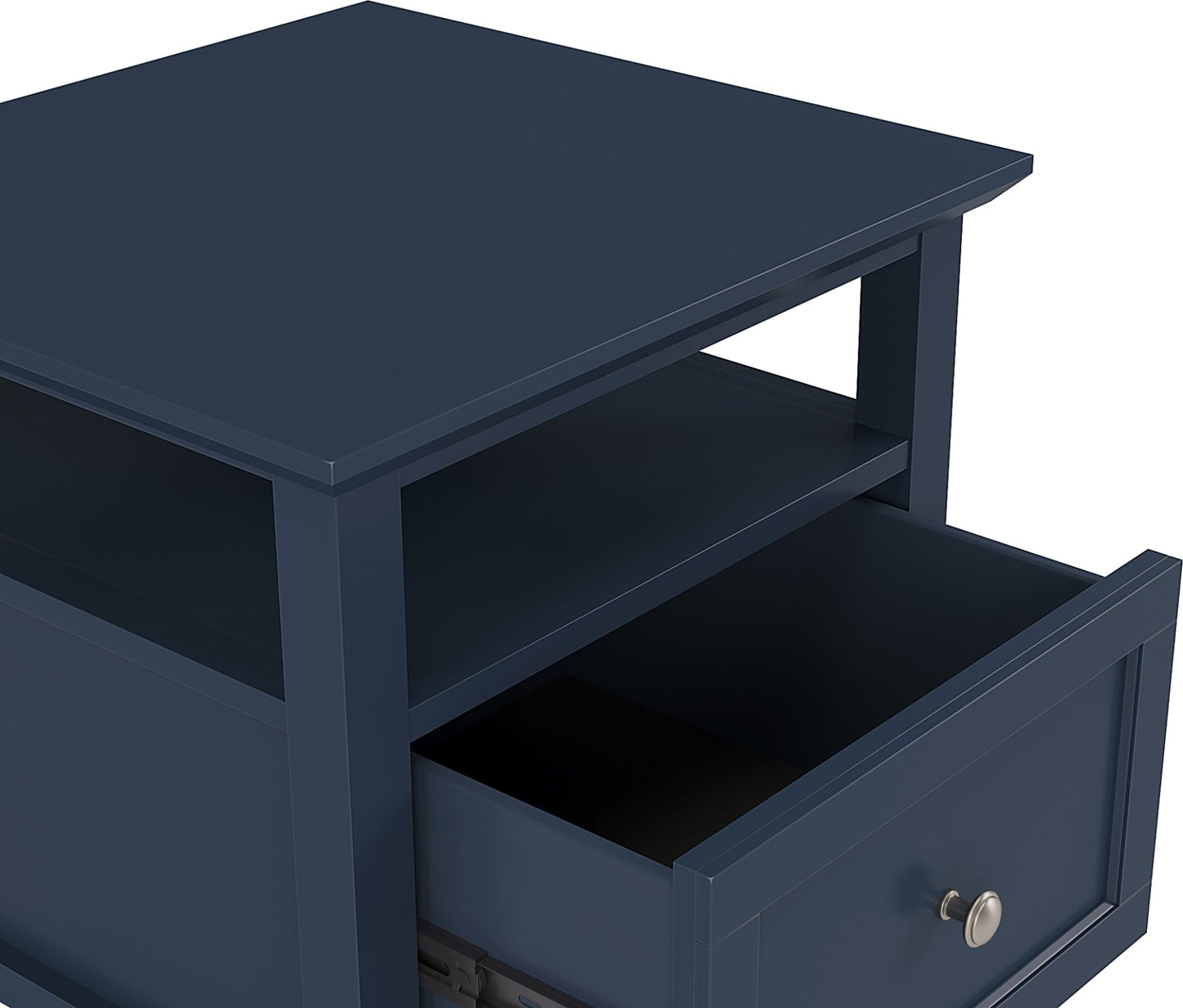 Grace Blueberry Square End Table - Ornate Home