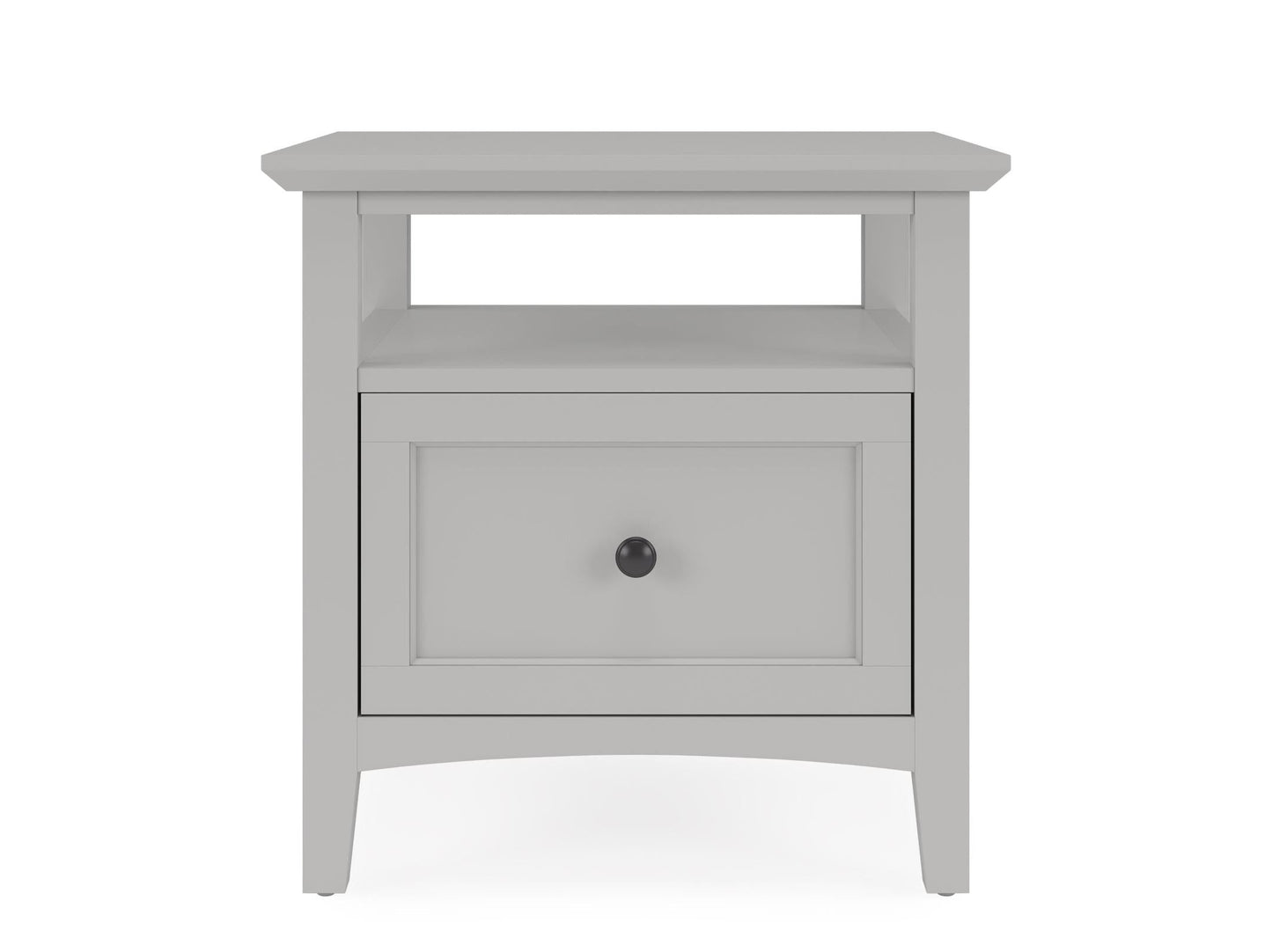 Grace Elephant Grey Square End Table - Ornate Home