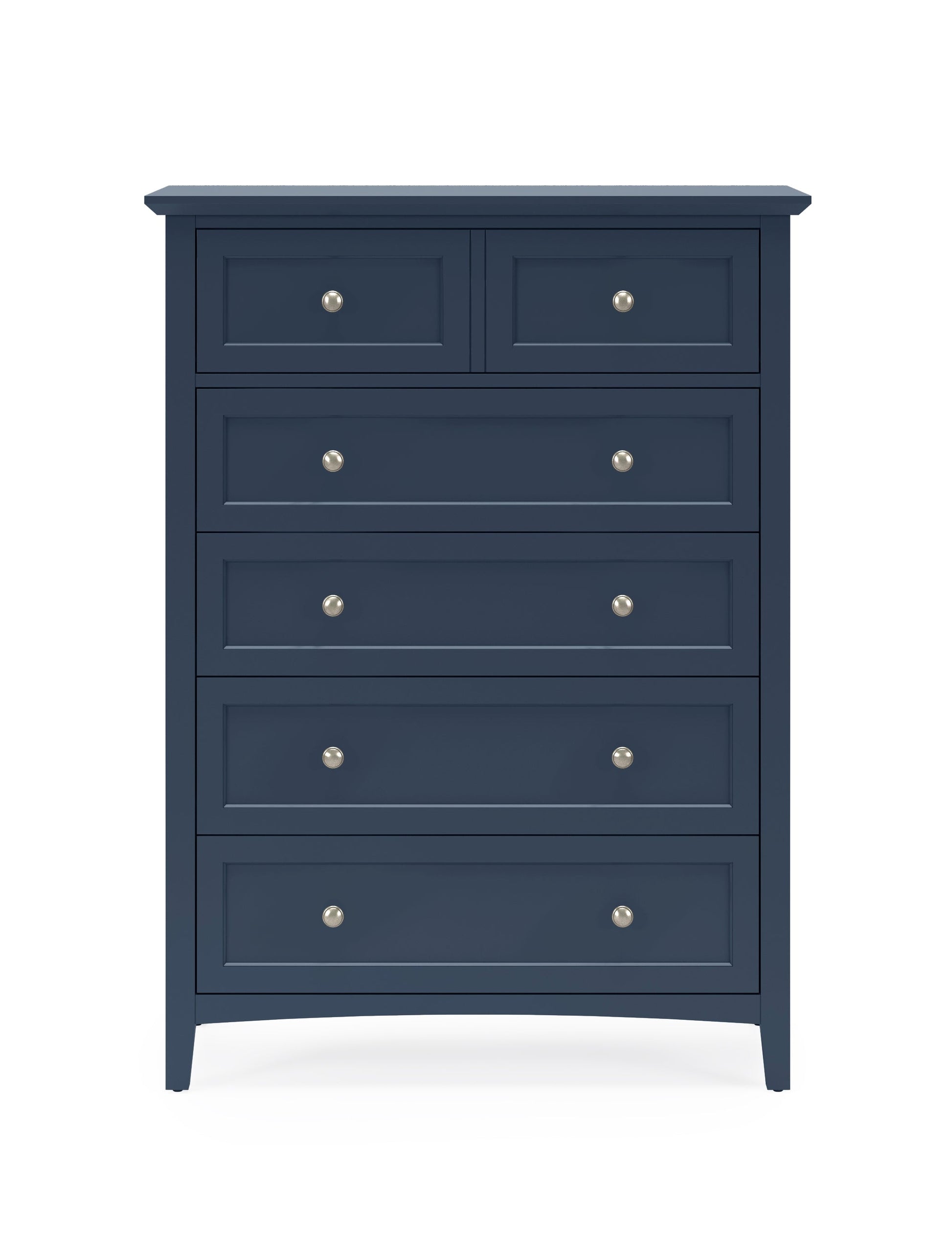 Grace Five Drawer Chest in Blueberry - Ornate Home