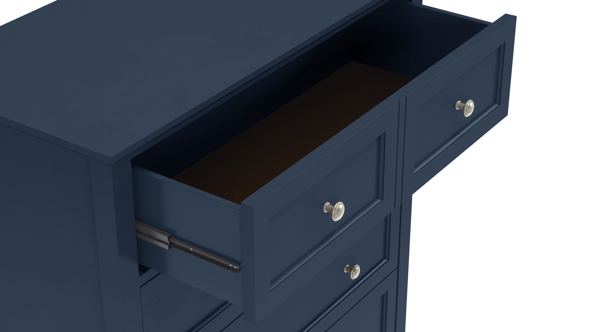 Grace Five Drawer Chest in Blueberry - Ornate Home