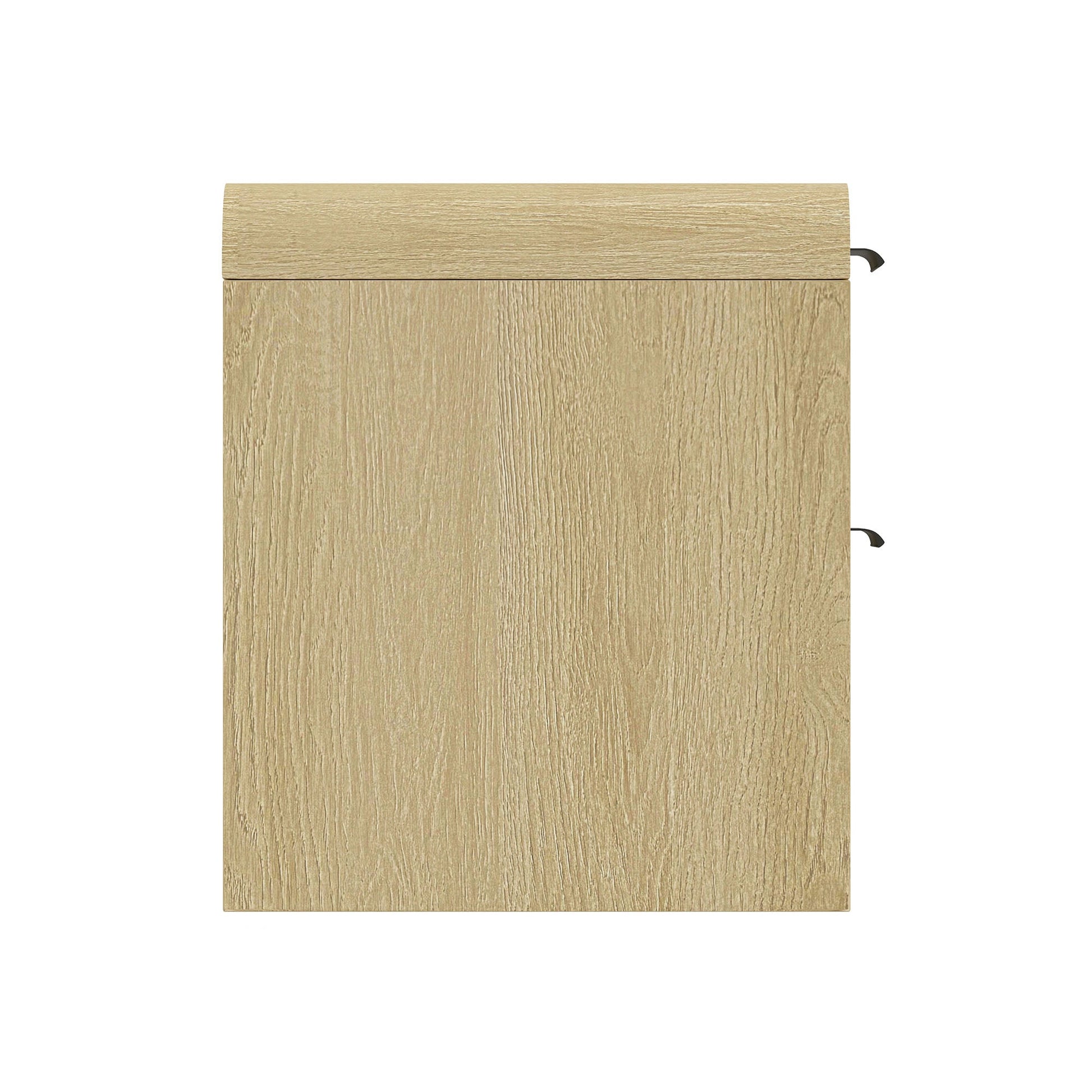Grace Nightstand in Natural Oak and Black (set of 2) - Ornate Home