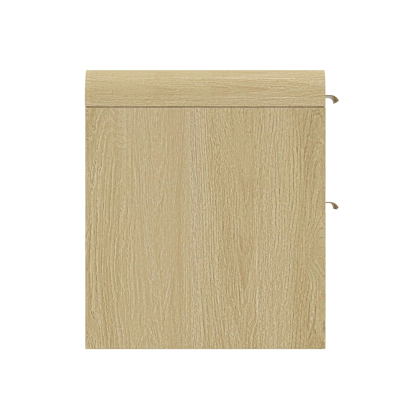 Grace Nightstand in Natural Oak and Gold - Ornate Home