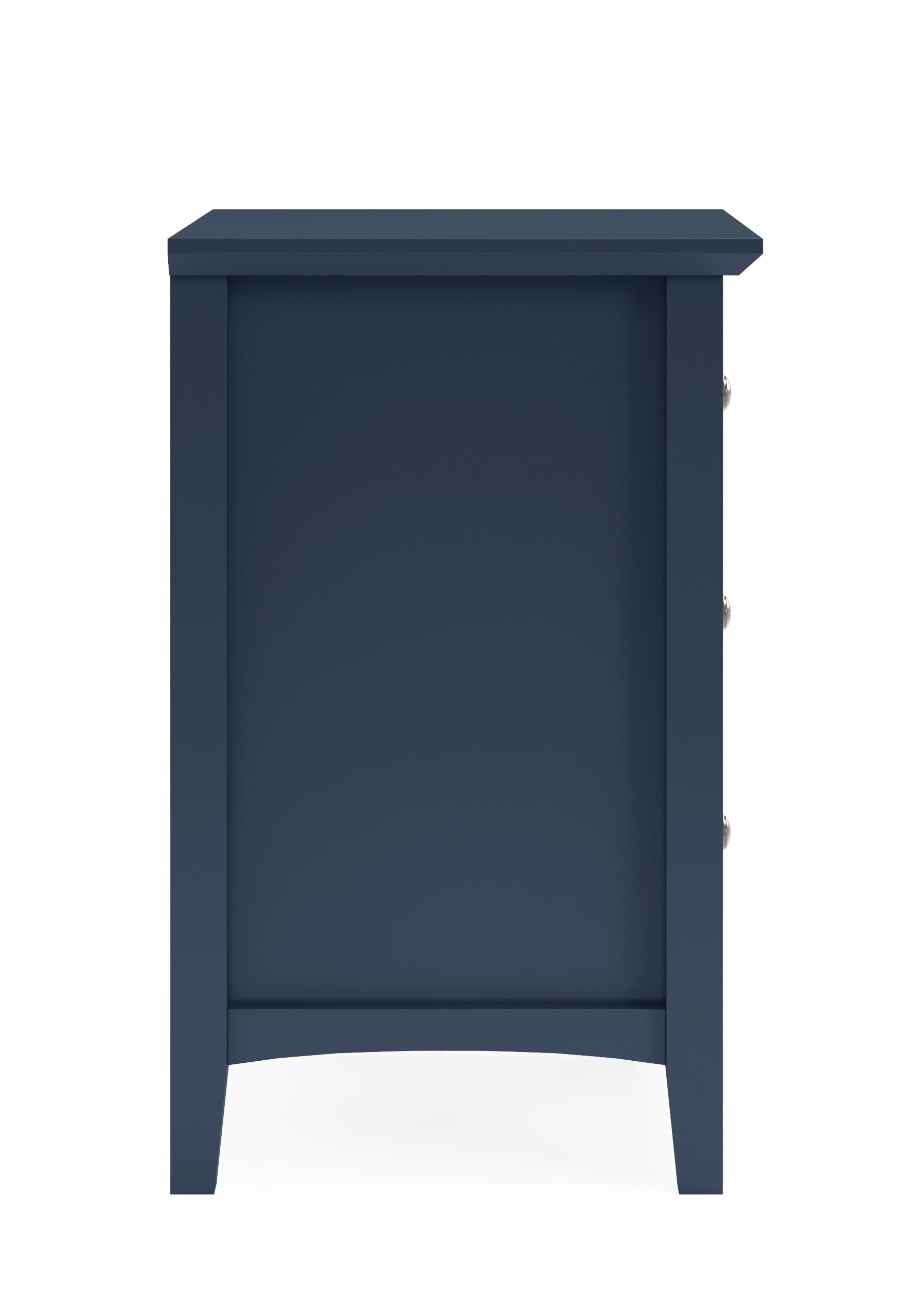 Grace Three Drawer Nightstand in Blueberry - Ornate Home